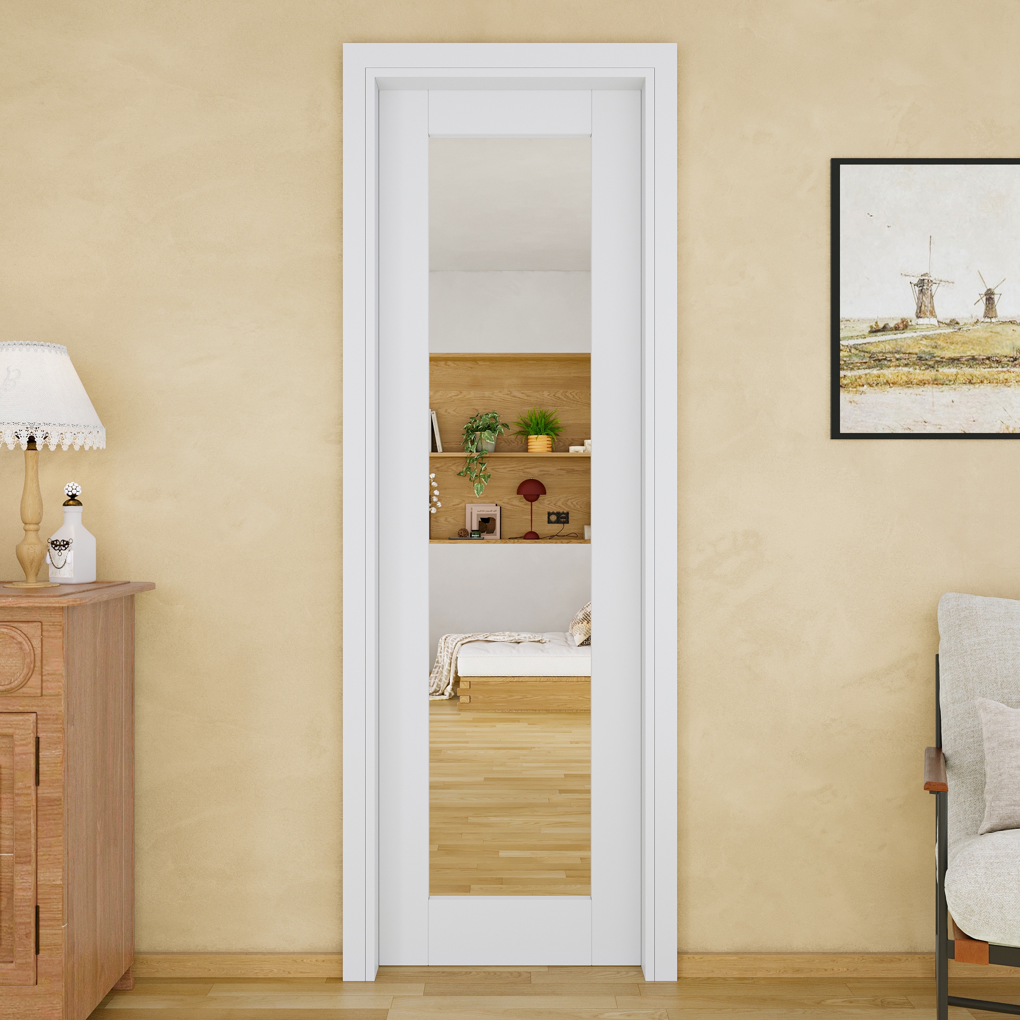 JUJUBON IN-PDPK-YGMR-28 Pocket-Doorframe-Screens - View #4