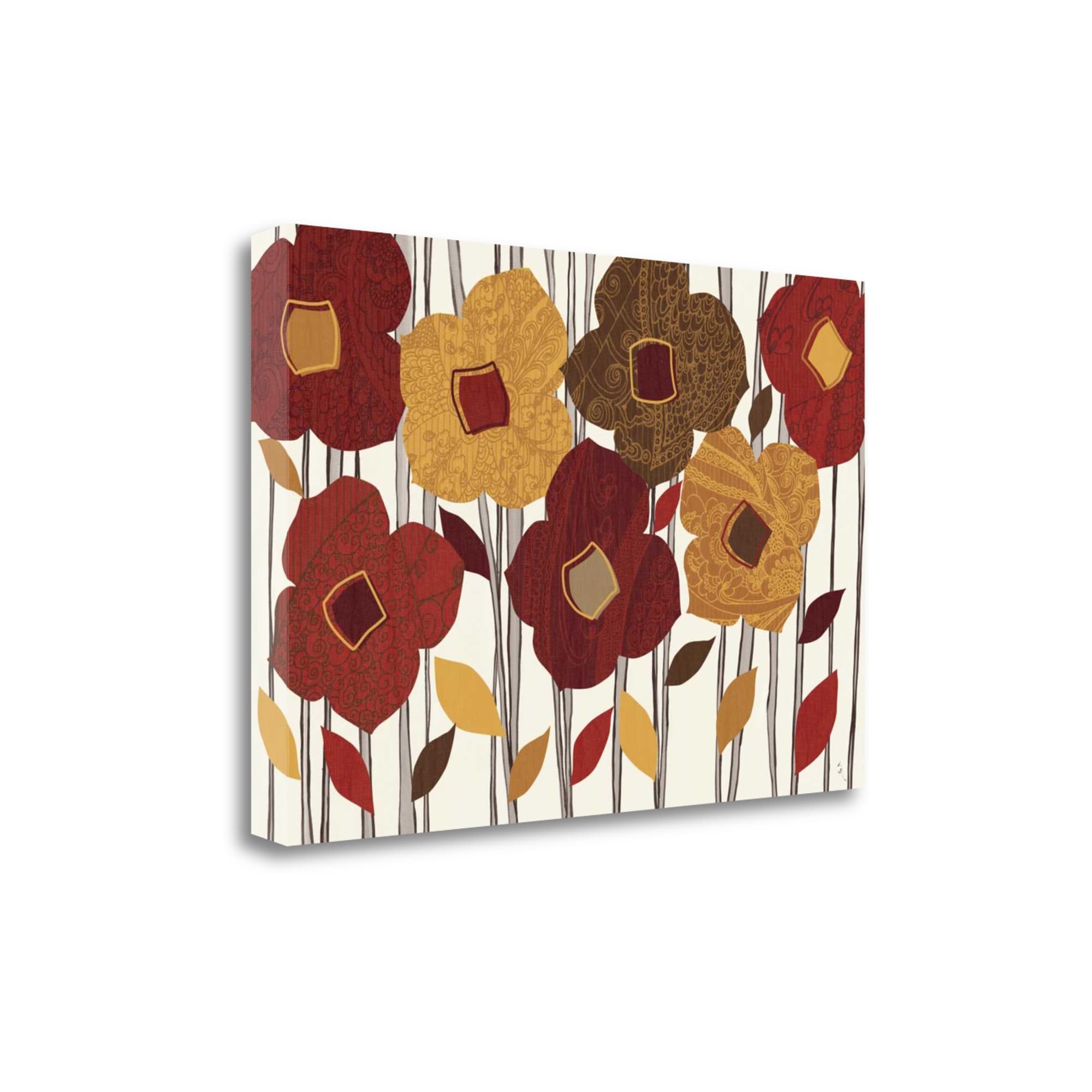 Tangletown Fine Art WA604992-2416C Spice It Up Sarah Adams 16-in H x 24-in W Floral Print on Canvas