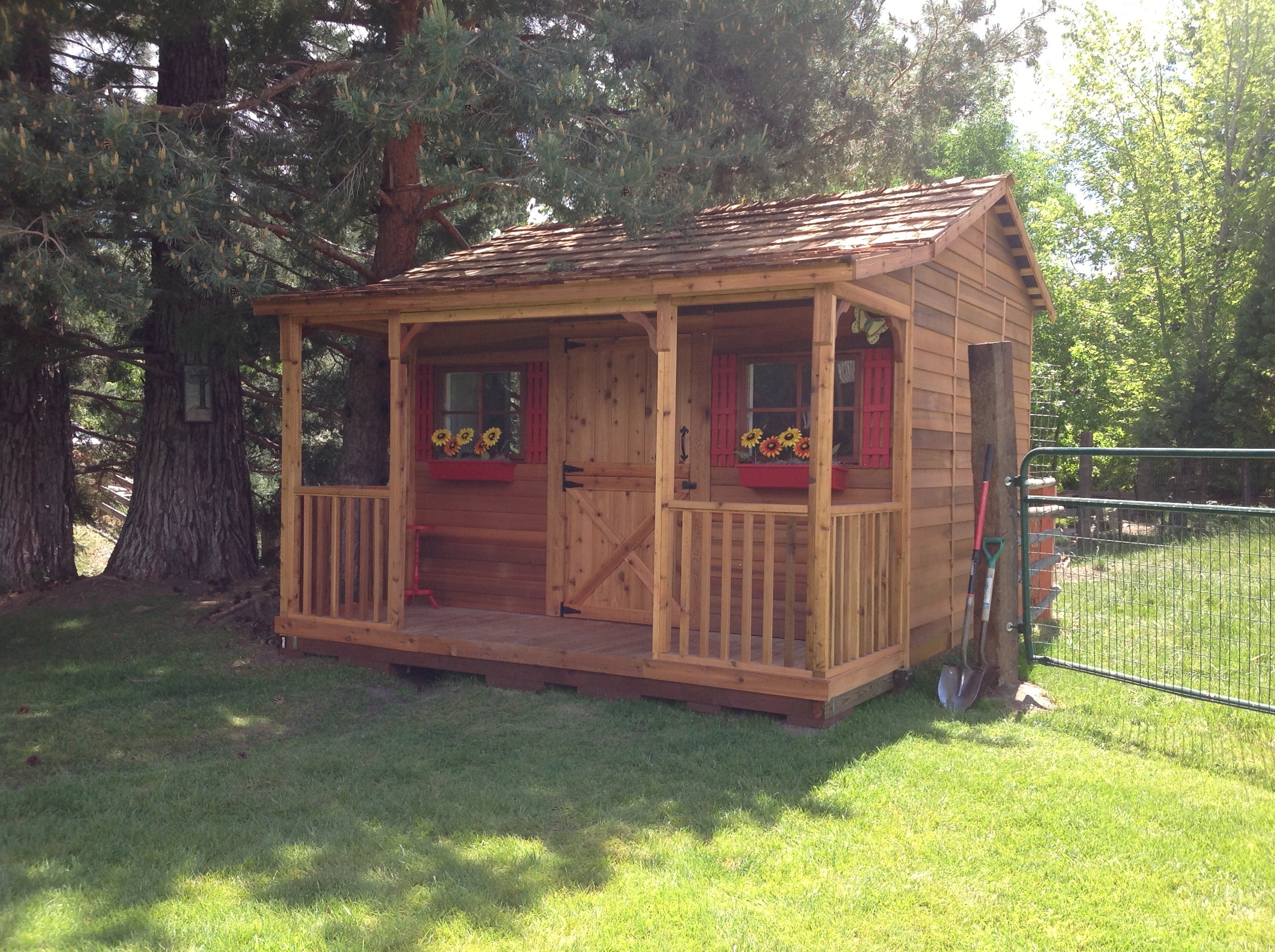 Cedarshed BK1212 Wood-Storage-Buildings - View #2