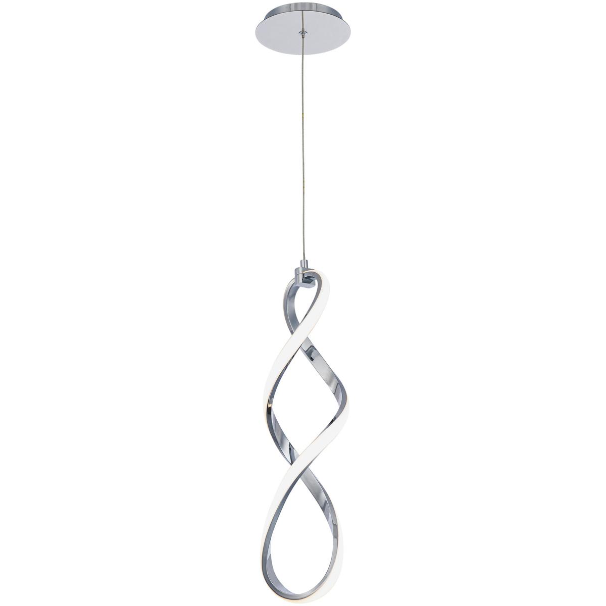  PD-47821-CH Interlace LED 513 inch Chrome Mini-Pendant Ceiling Light dweLED