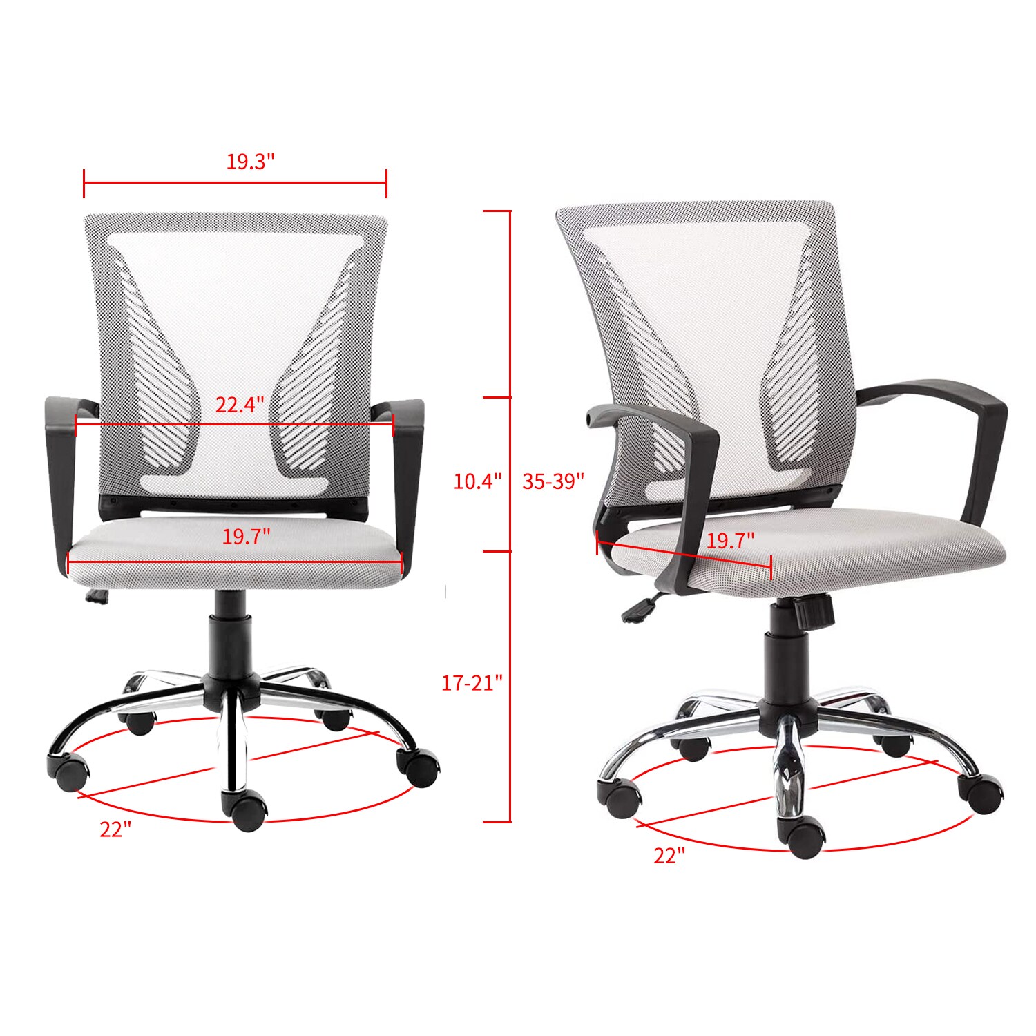Clihome W50-ZO-1799 Office-Chairs - View #2