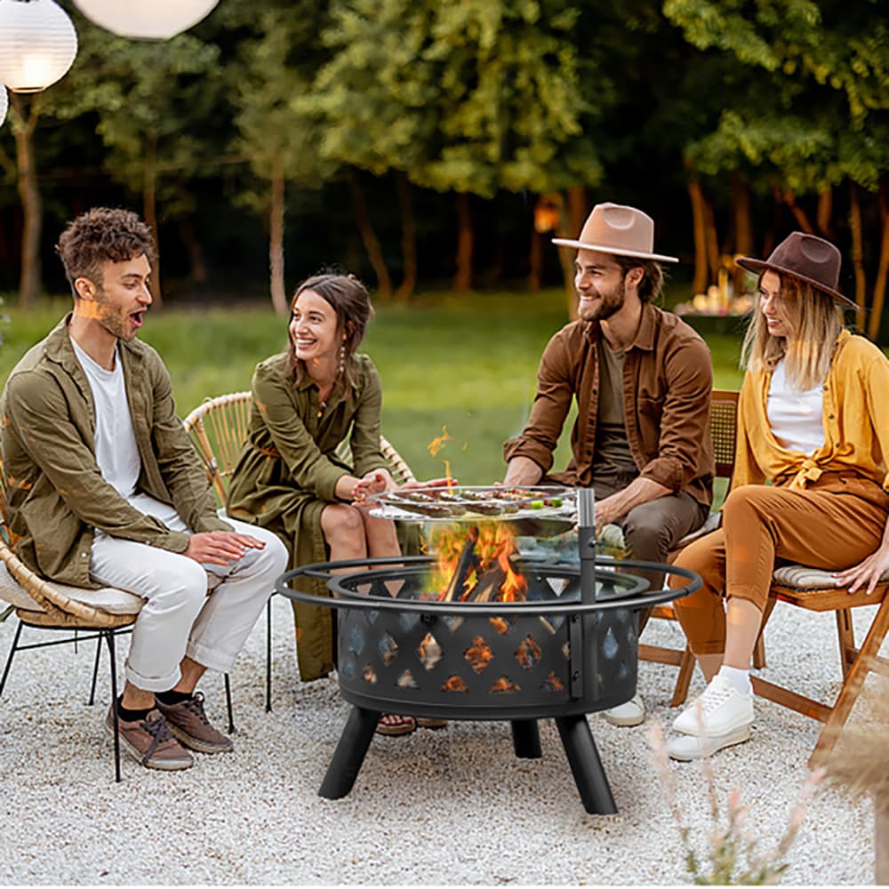 Fun Orange FUN11HW33 Outdoor-Woodburning-Firepits - View #2