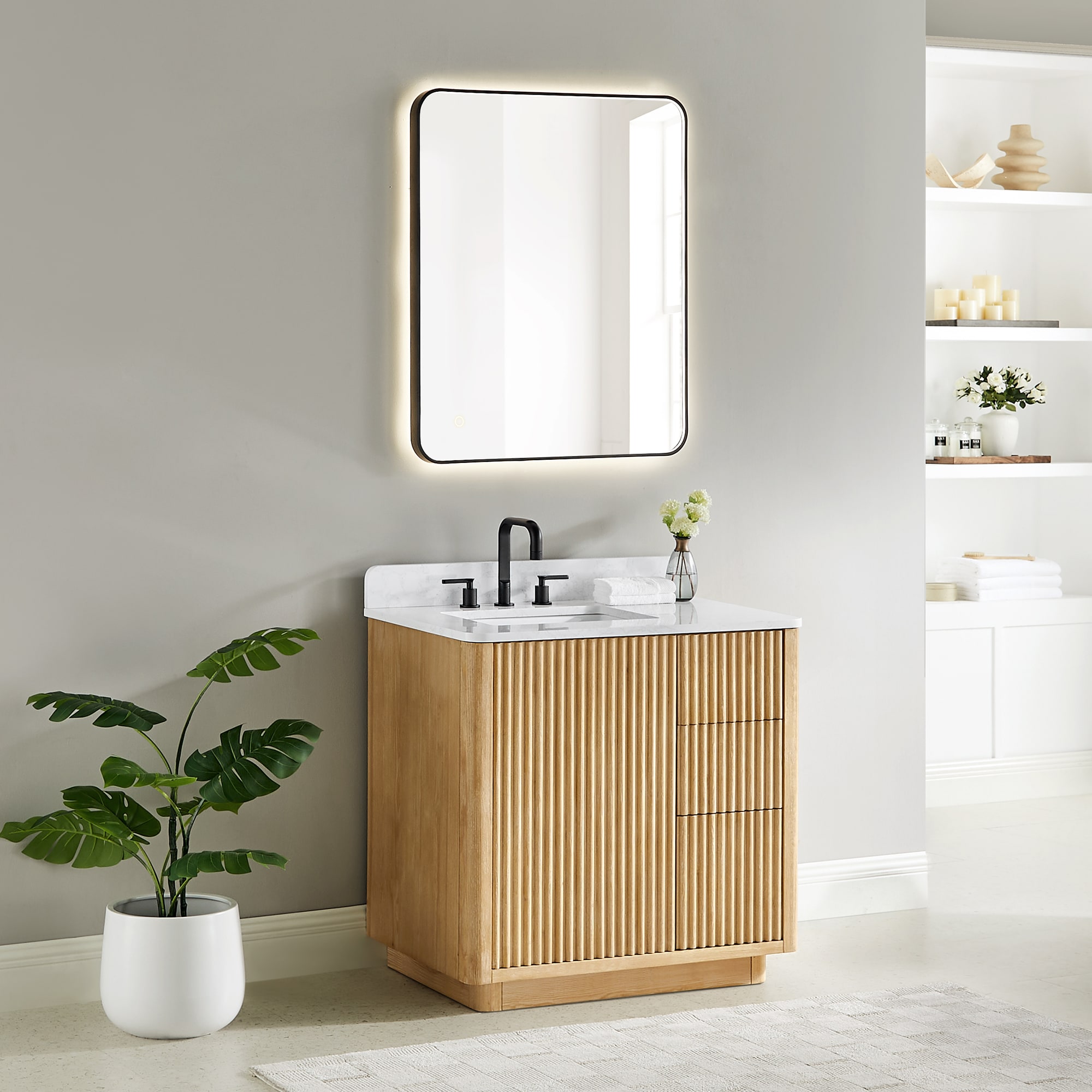 Altair 580036-WL-GW Bath-Vanity-Combo - View #3