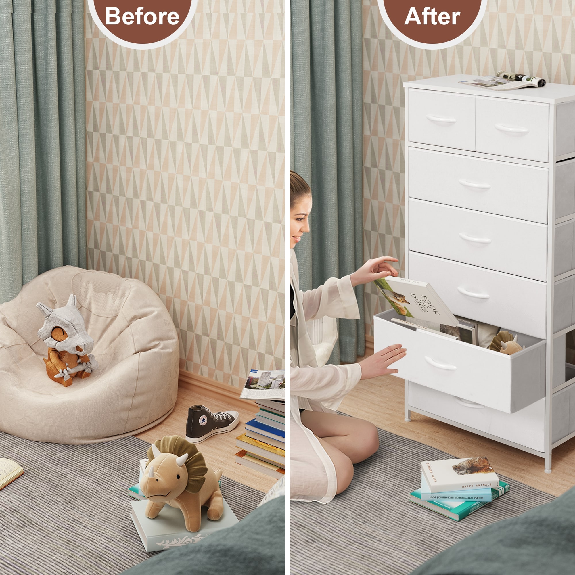 CloudFly CL-HD024WHT dressers - View #4