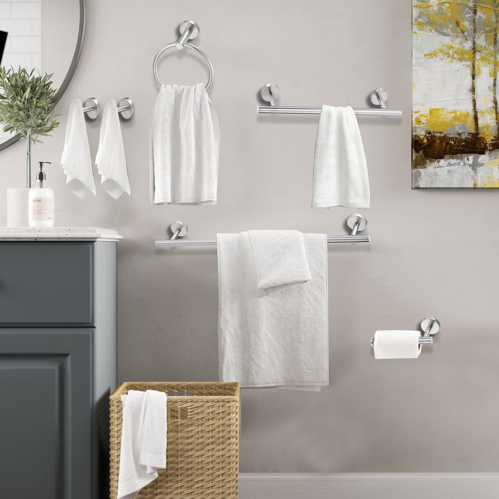 FAYMART LIGHTING FLB2416989-TB-BN Decorative-Bath-Hardware-Kits - View #7