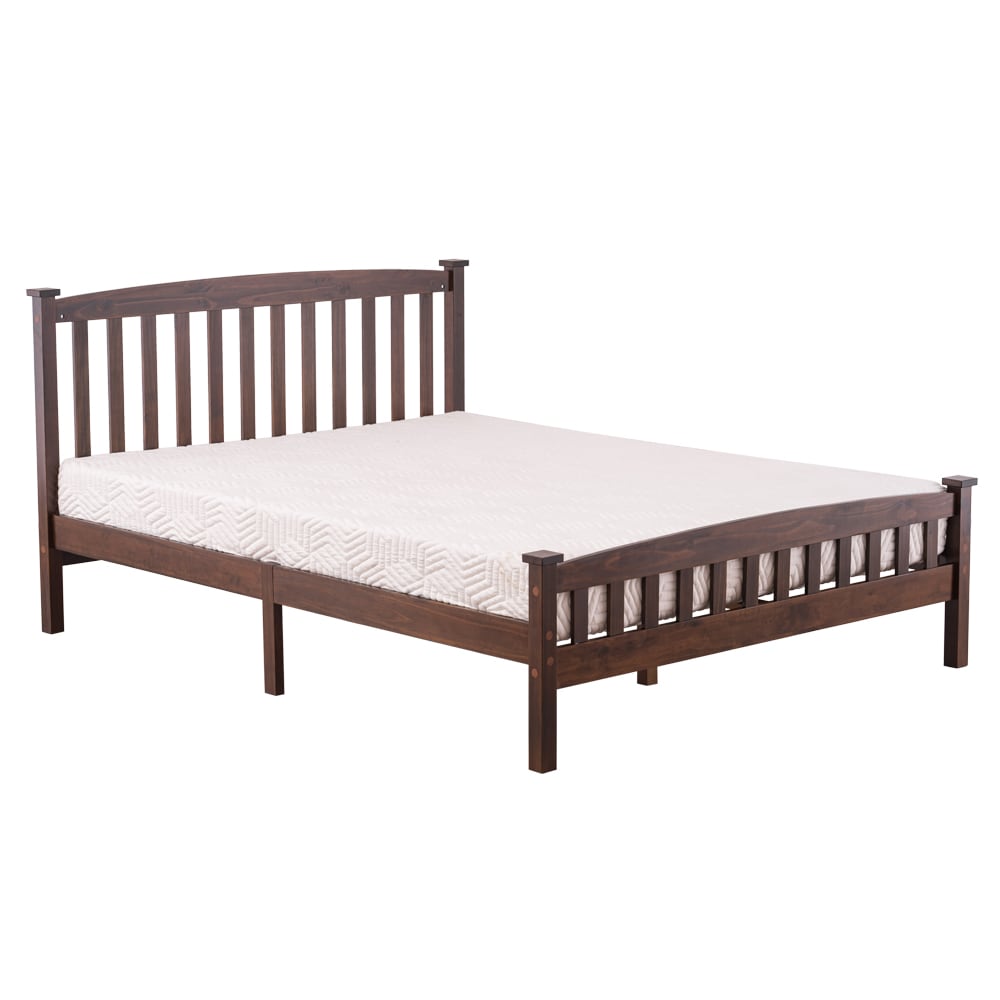 Winado LO1G13002882 Brown Full Wood Bed frame Bed