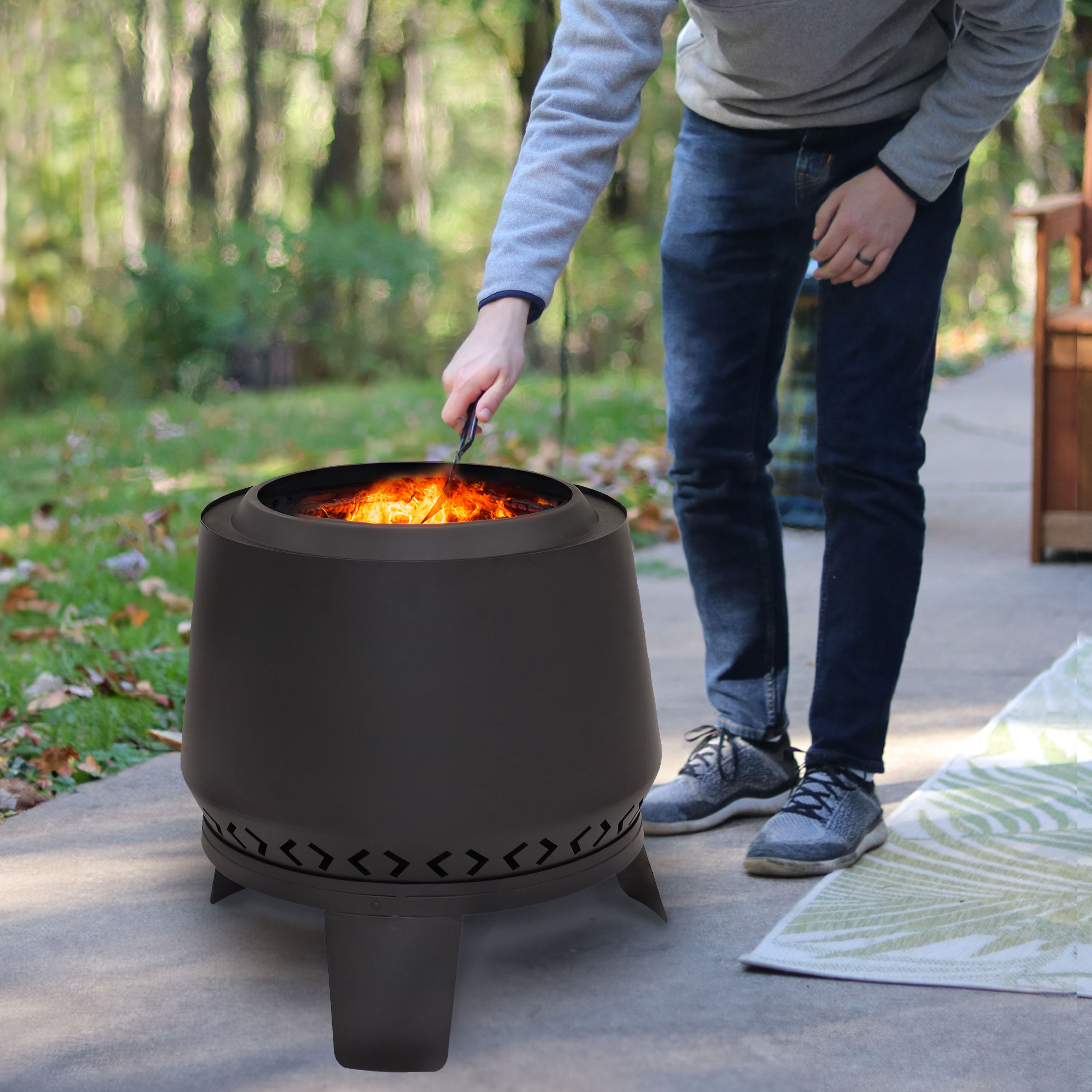 Sunnydaze Decor FSN-762 Outdoor-Woodburning-Firepits - View #9