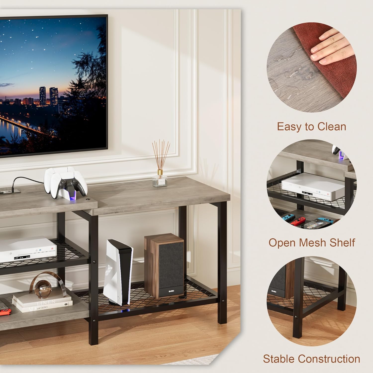 Qeetex LHF-DSG-PHO-33S7F67B Tv-Stands - View #6