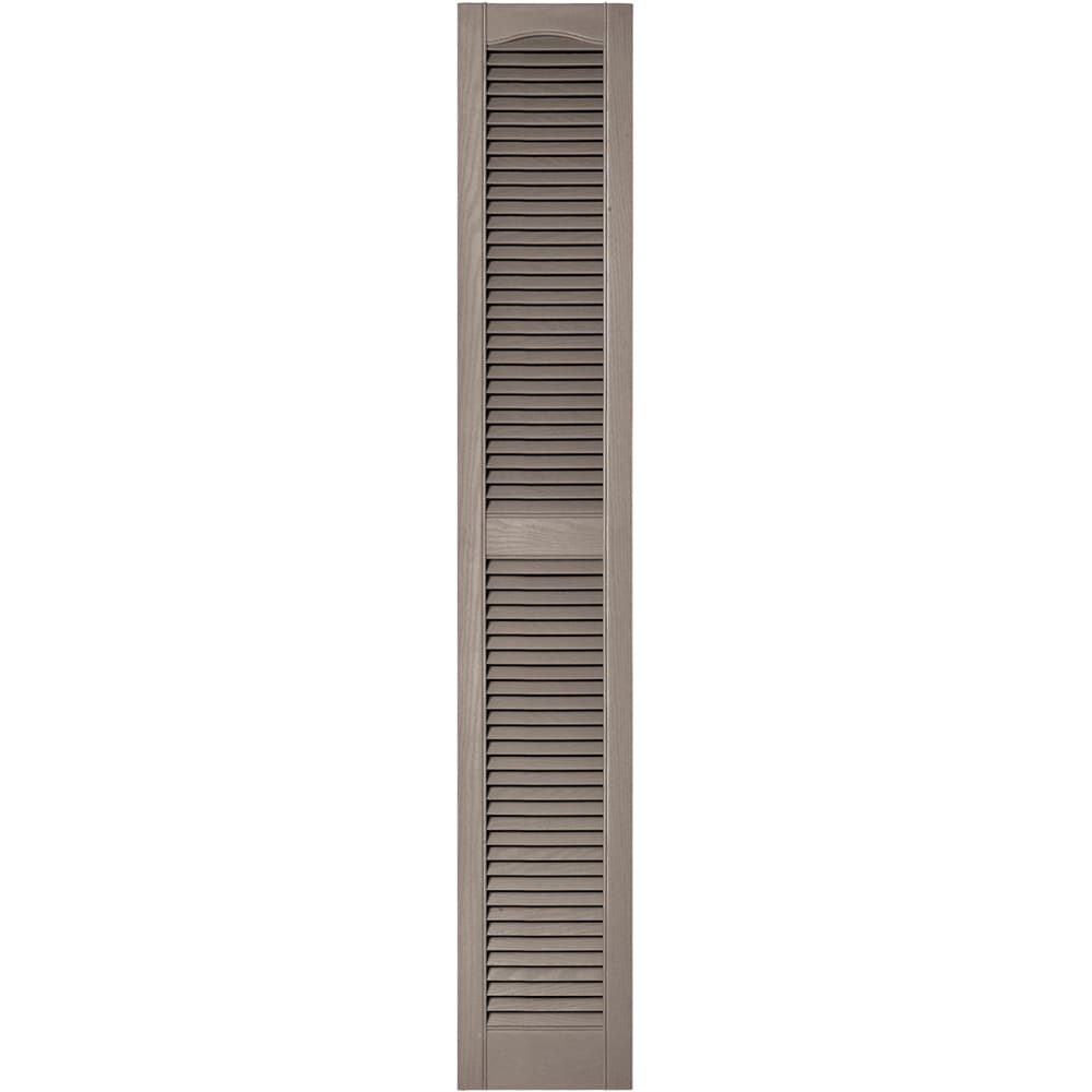 Vantage V1711272008 12-in W x 71.875-in H Clay Louvered Exterior Shutters ( 1 -Pack )