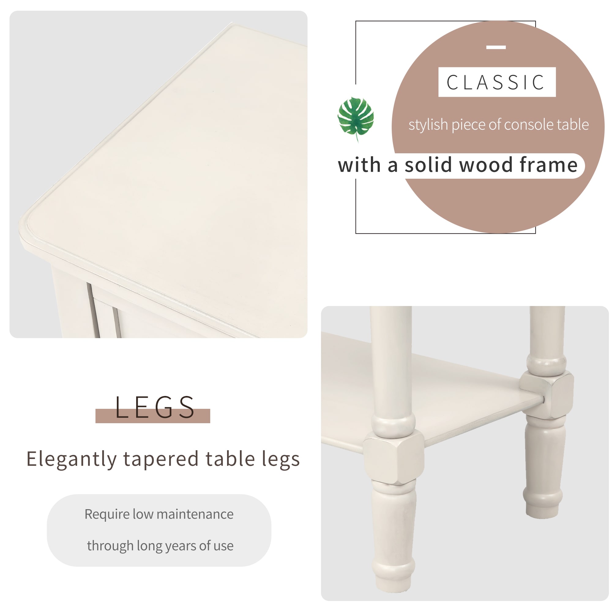 ModernLuxe WF192646AAK Console-Sofa-Tables - View #5
