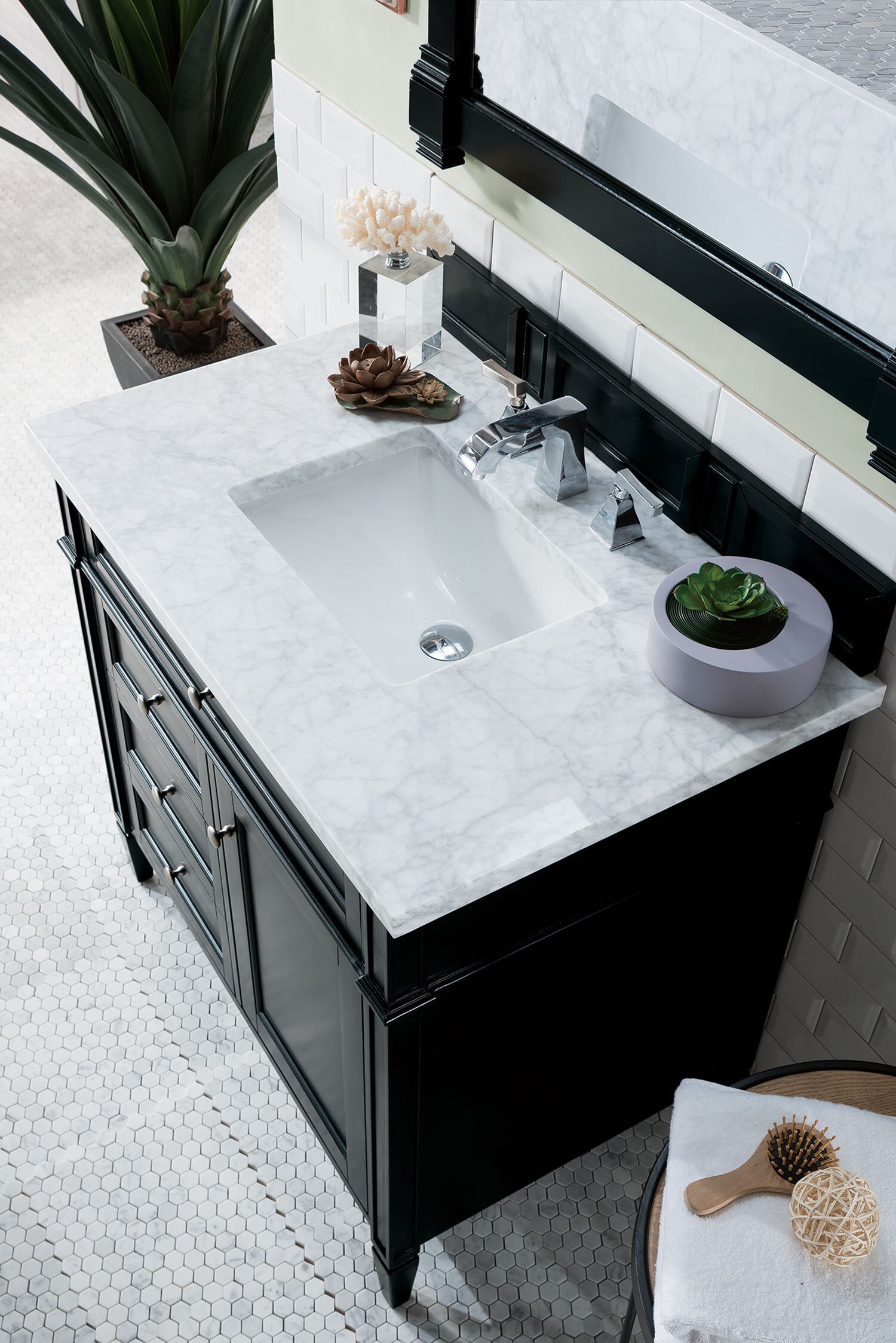 James Martin Vanities 650-V36-BKO-3CAR Bath-Vanity-Combo - View #4