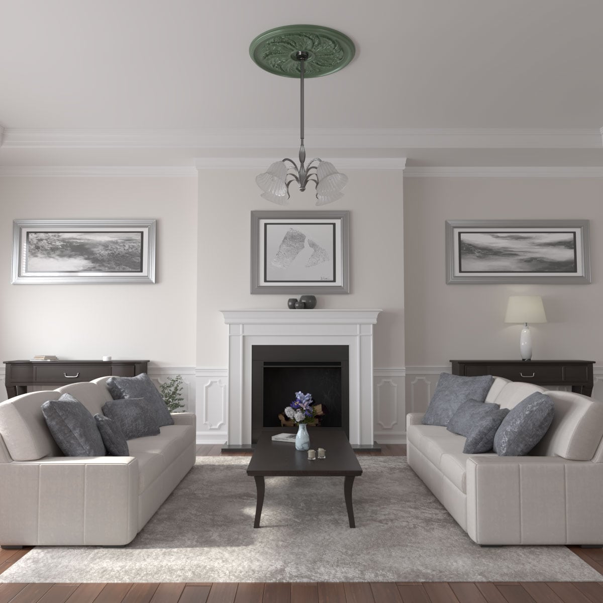 Ekena Millwork CM42SKAGF Ceiling-Medallions - View #5