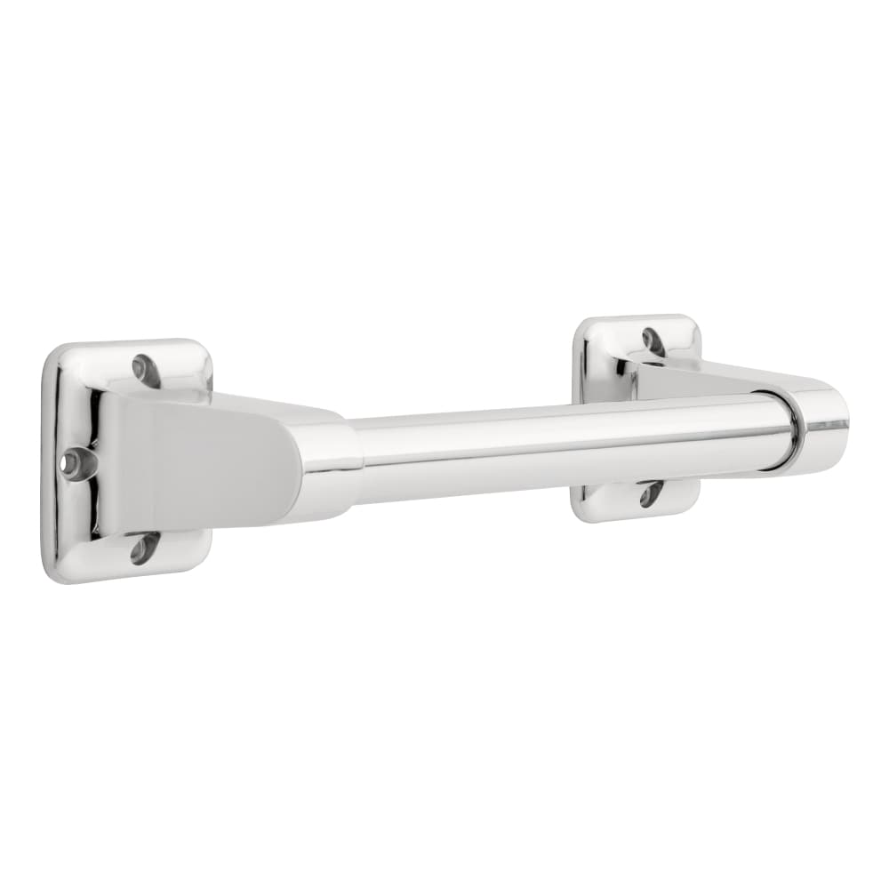 Delta Polished Chrome Wall Mount Grab Bar (300-lb Weight Capacity) in ...