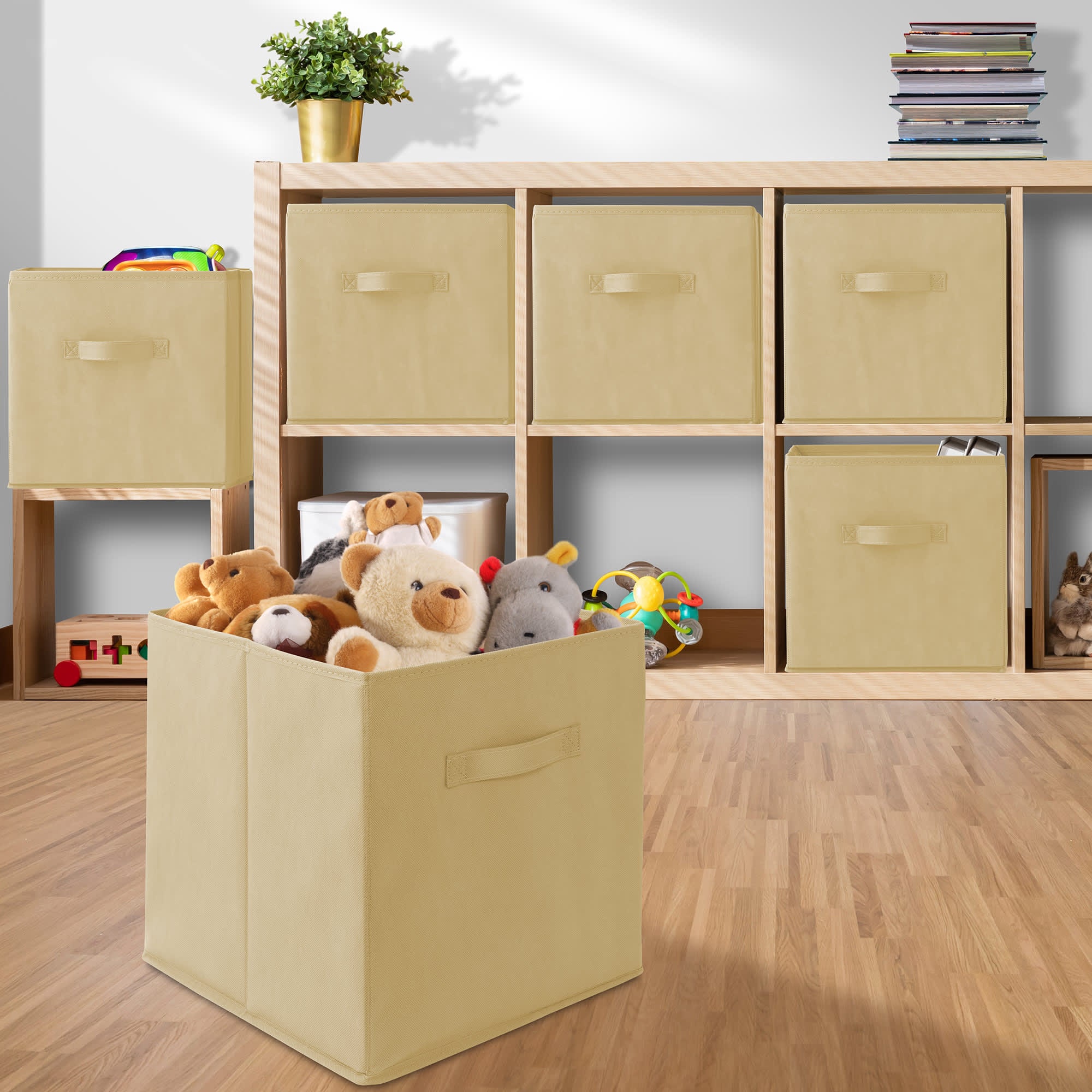 Casafield HOM-STO-13CC-BEIGE Laminate-Storage-Cubes - View #5