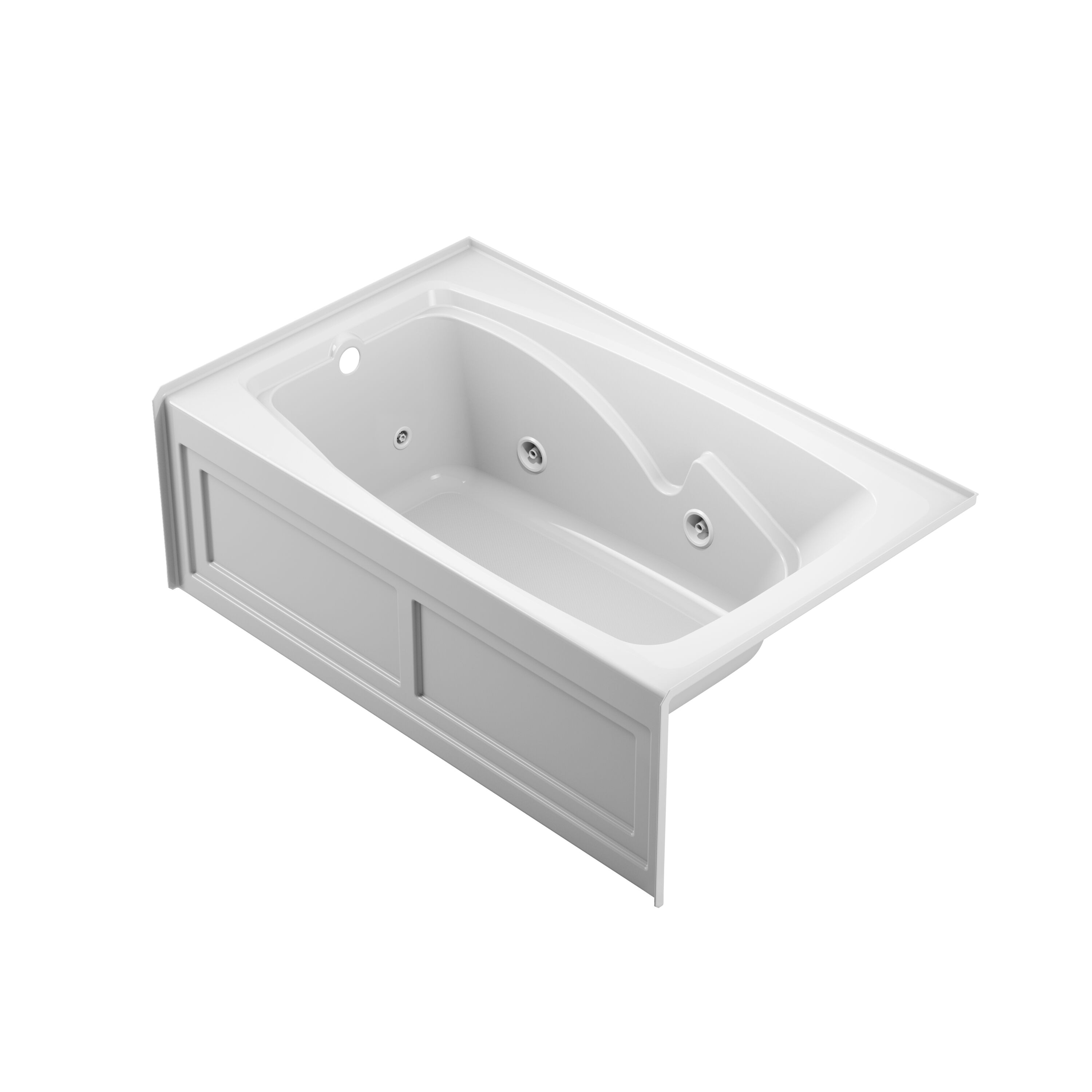 Jacuzzi NG92959 CETRA 36-Inches x 60-Inches White Acrylic Rectangular Alcove Whirlpool tub ( Left Drain )