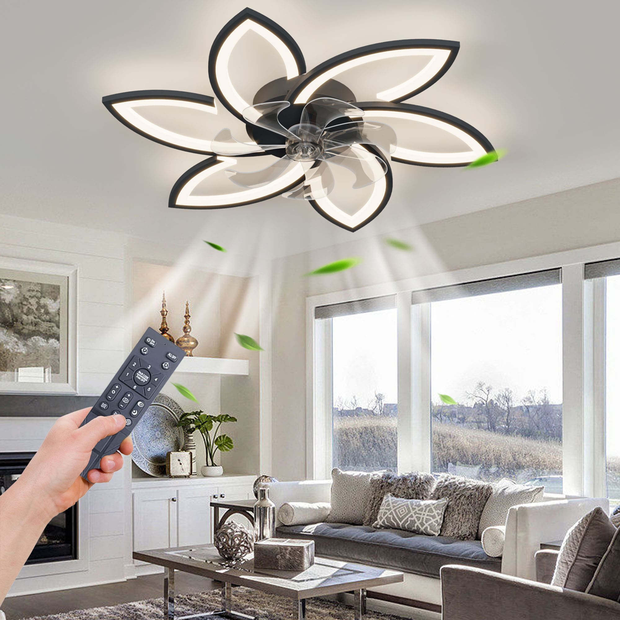 SINOFURN SYD120019BK Ceiling-Fans - View #6