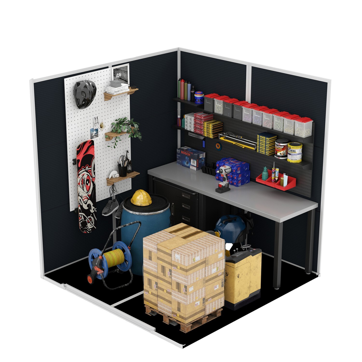 ToolCat LS1-148-HW Vinyl-Resin-Storage-Buildings - View #14