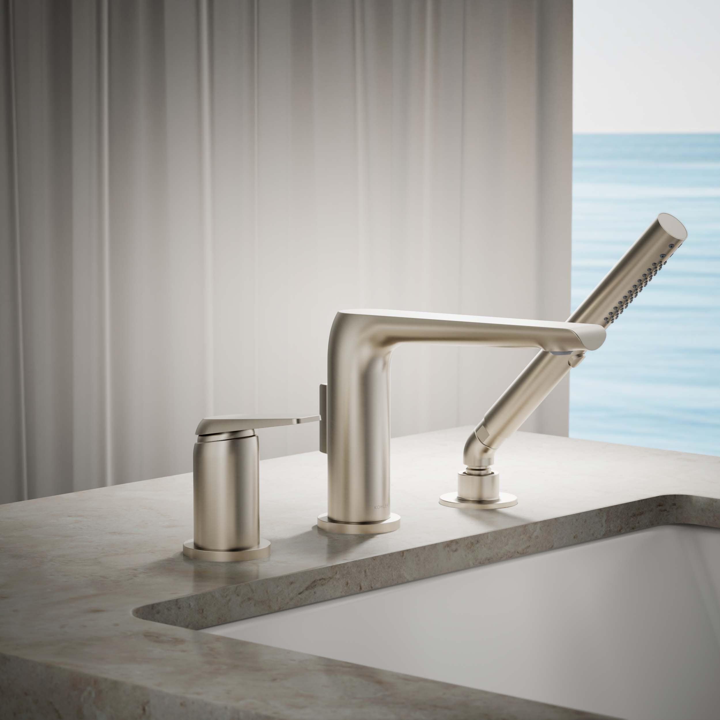 KOHLER K-97360-4-BN Roman-Tub-Faucets - View #2