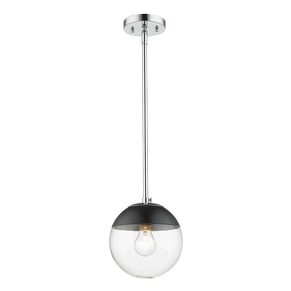 Golden Lighting 3219-S CH-BLK Pendant-Lights - View #2