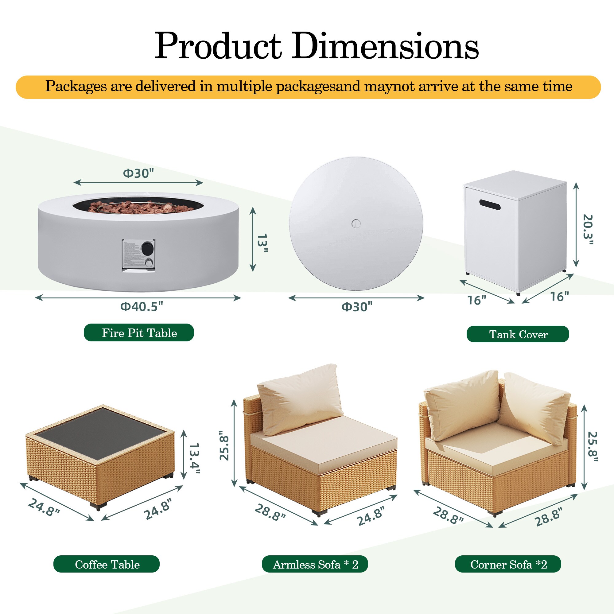 Patio Watcher LS-RT5-KD42WH-Y1 Patio-Conversation-Sets - View #2