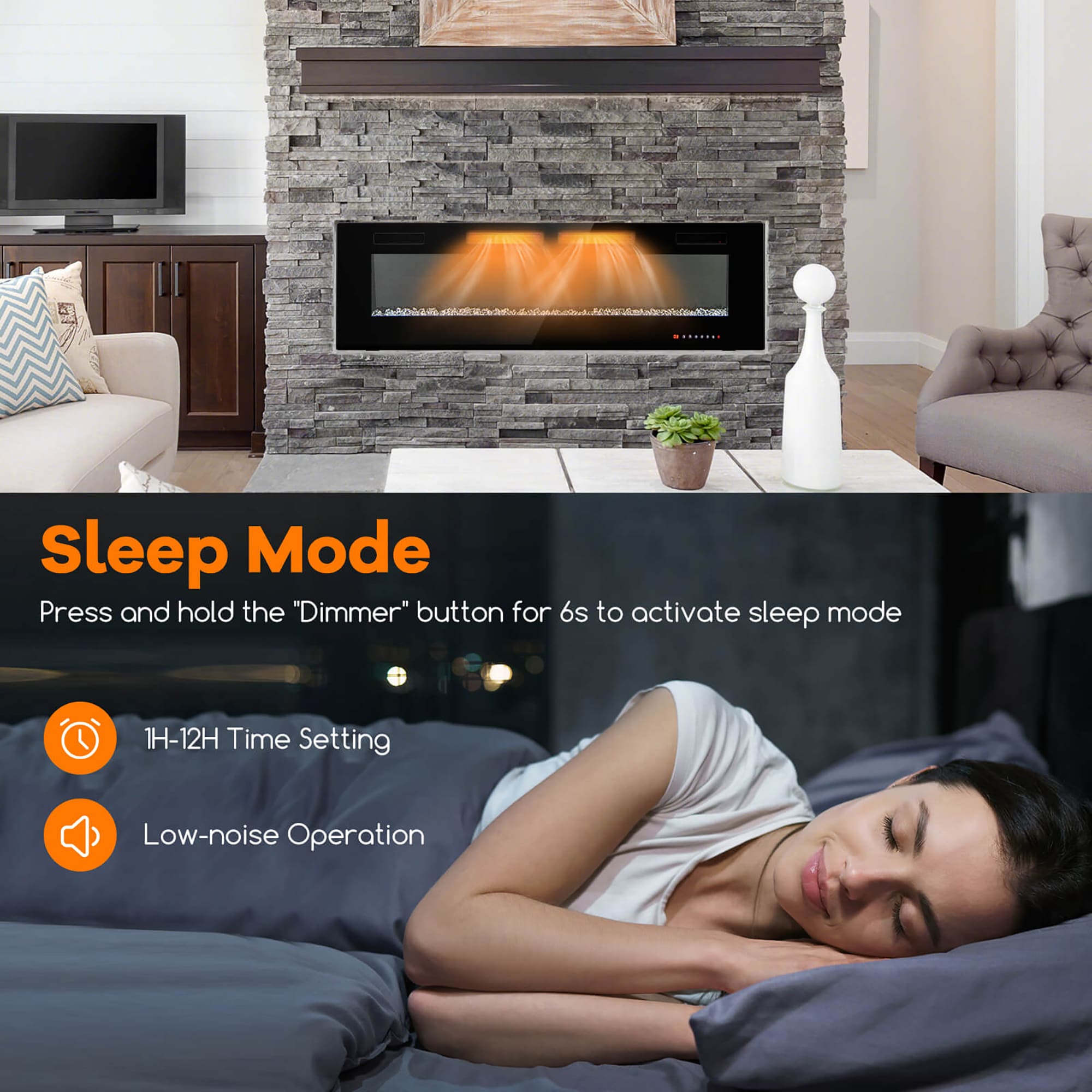 Goplus FP10235US-60 Electric-Fireplaces - View #6
