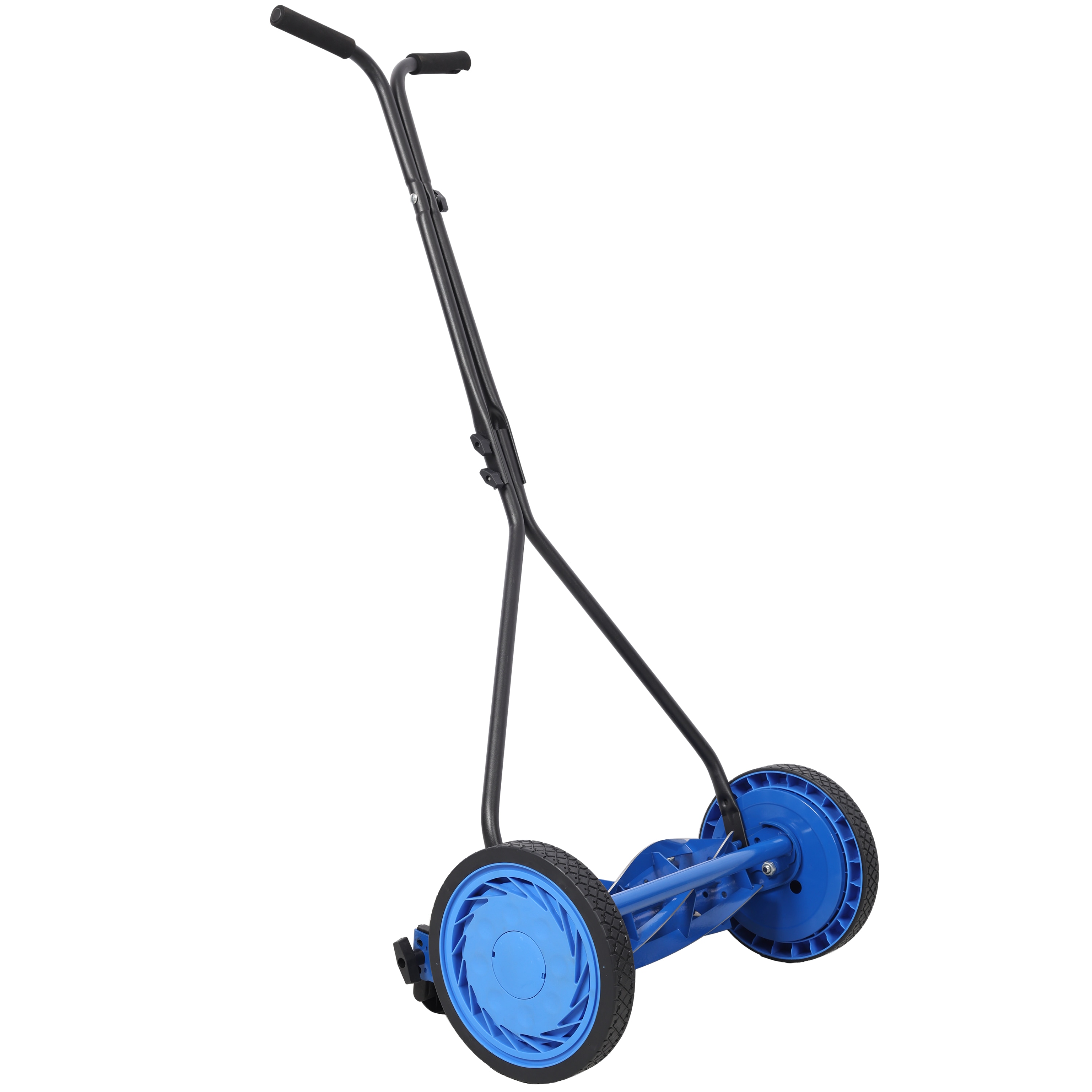 16in Push Reel Lawn Mower Blue