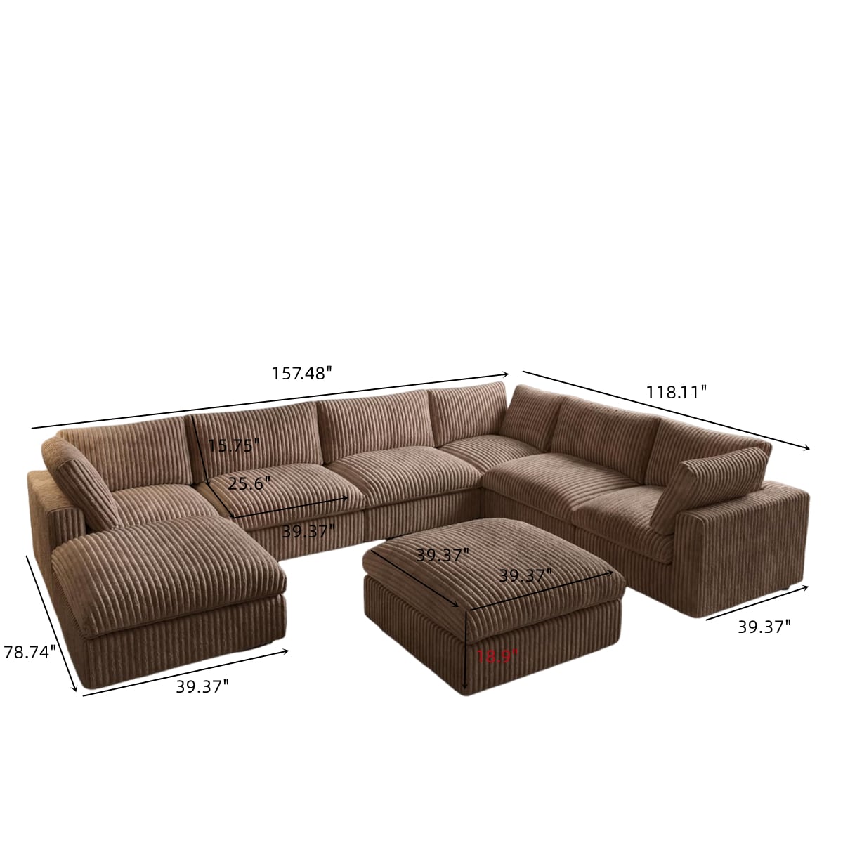 BuotiqHom DH-SF6+2-141TA Sofas-Loveseats - View #2