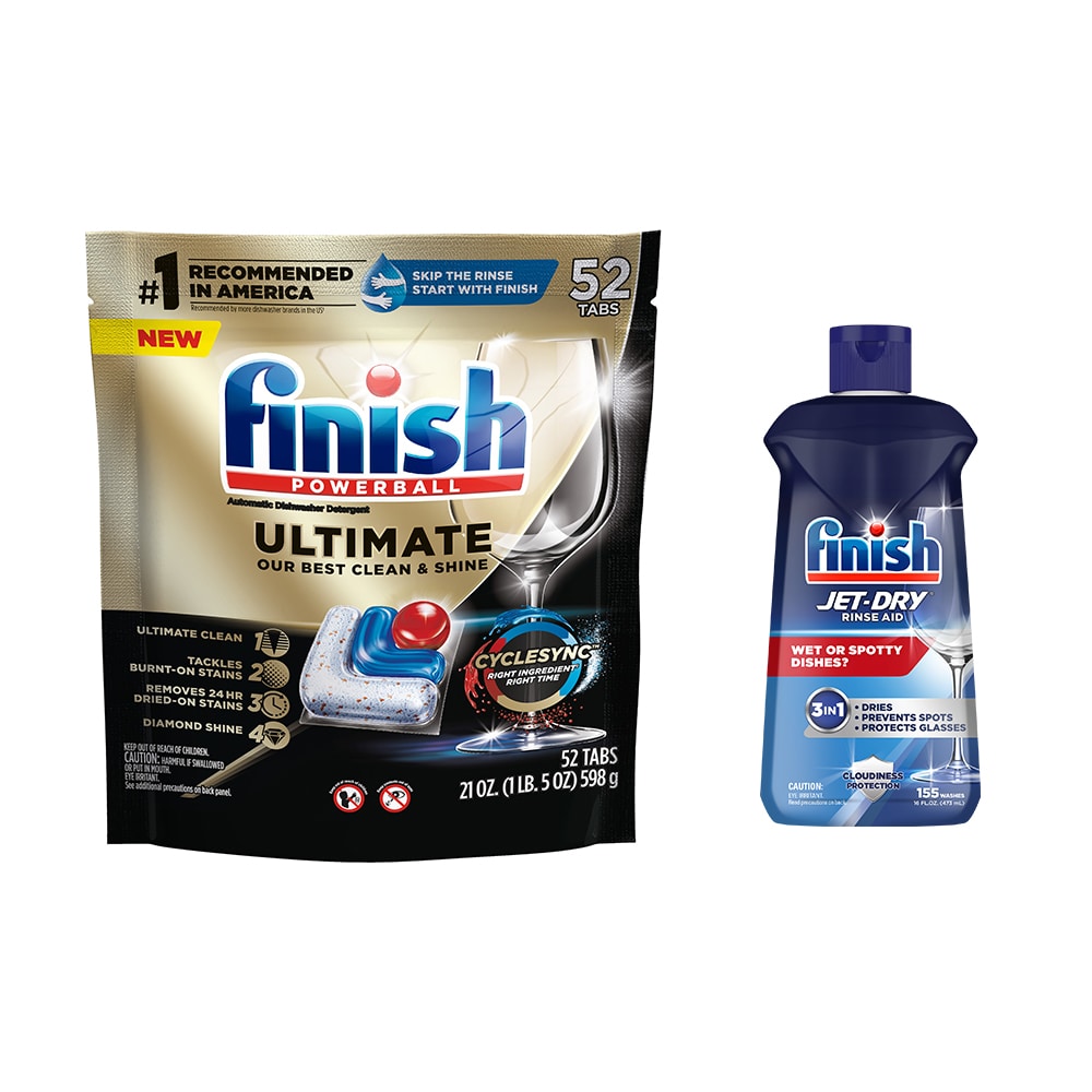 Finish Ultimate 52-Count Fresh Dishwasher Detergent in the
