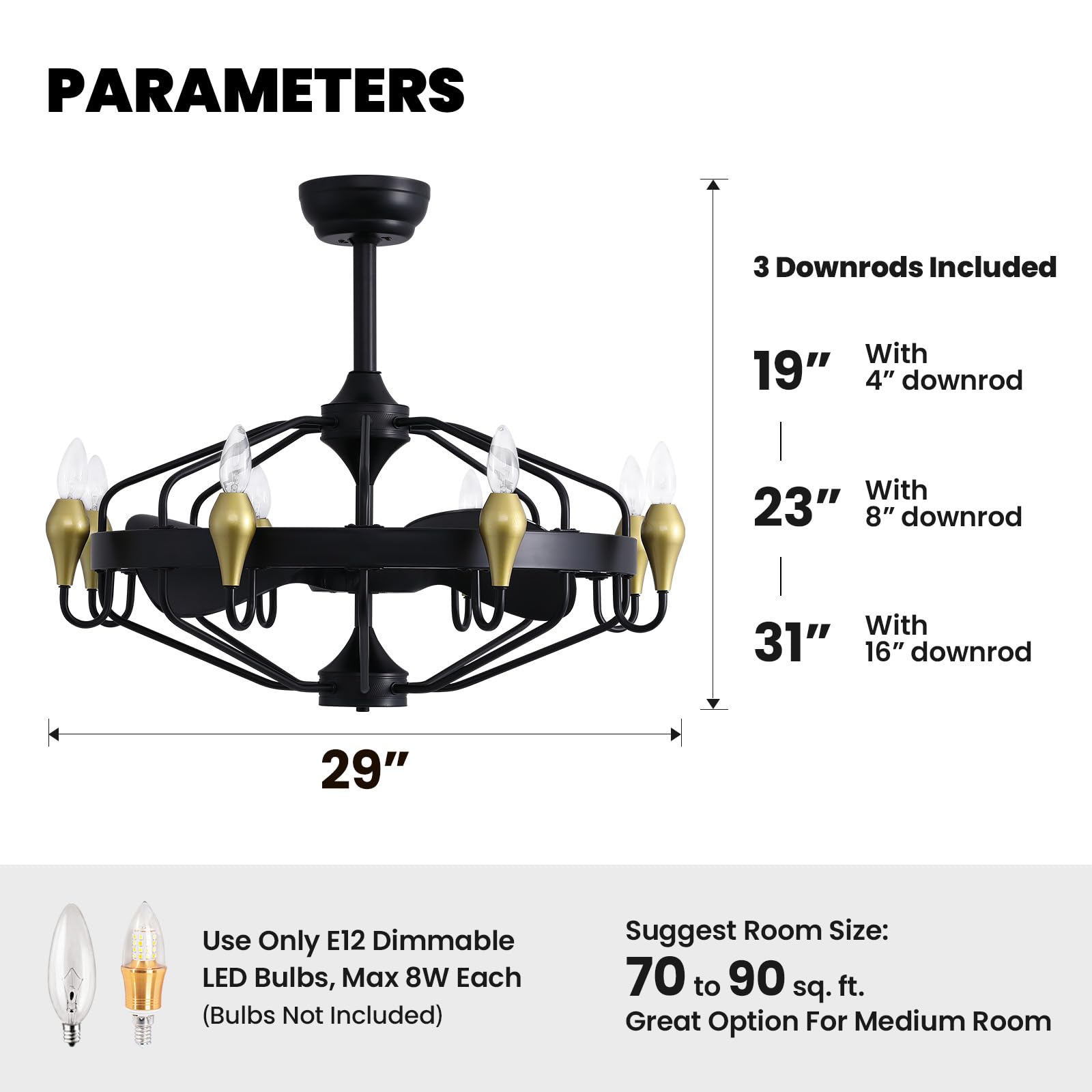 SILJOY CFL-1139-01 Ceiling-Fans - View #3