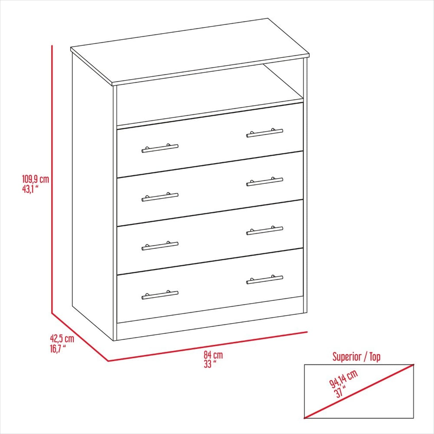 SUNCREAT Z6W6MZ0RP1MB dressers - View #2