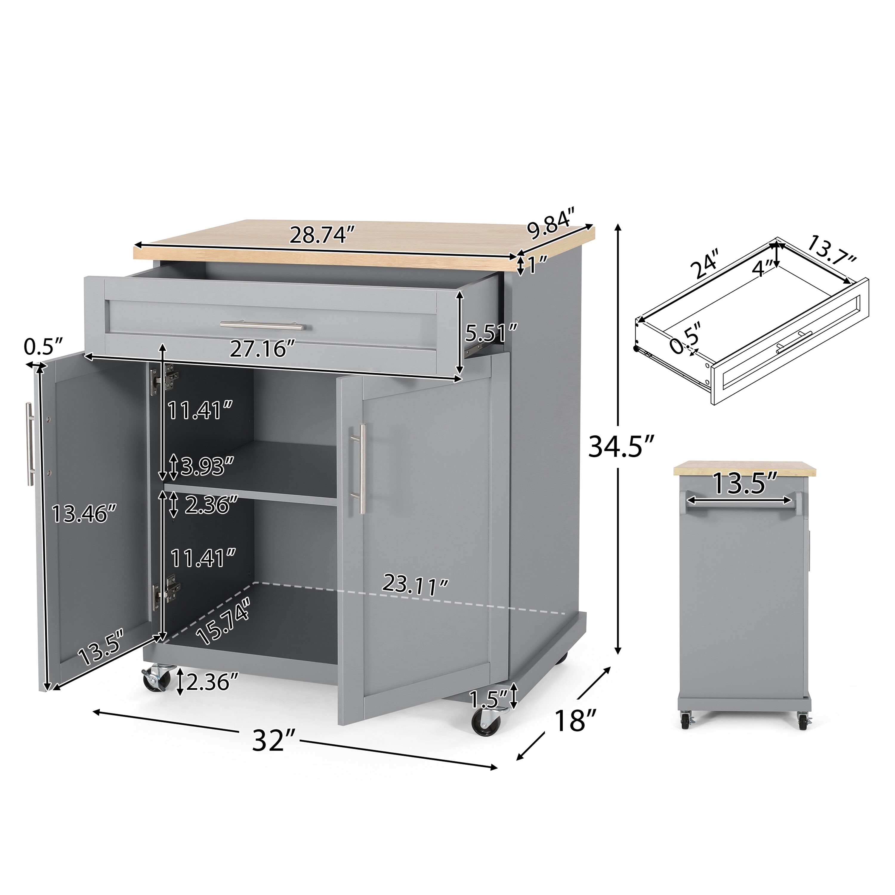 Best Selling Home Decor 314402 Kitchen-Furniture - View #12