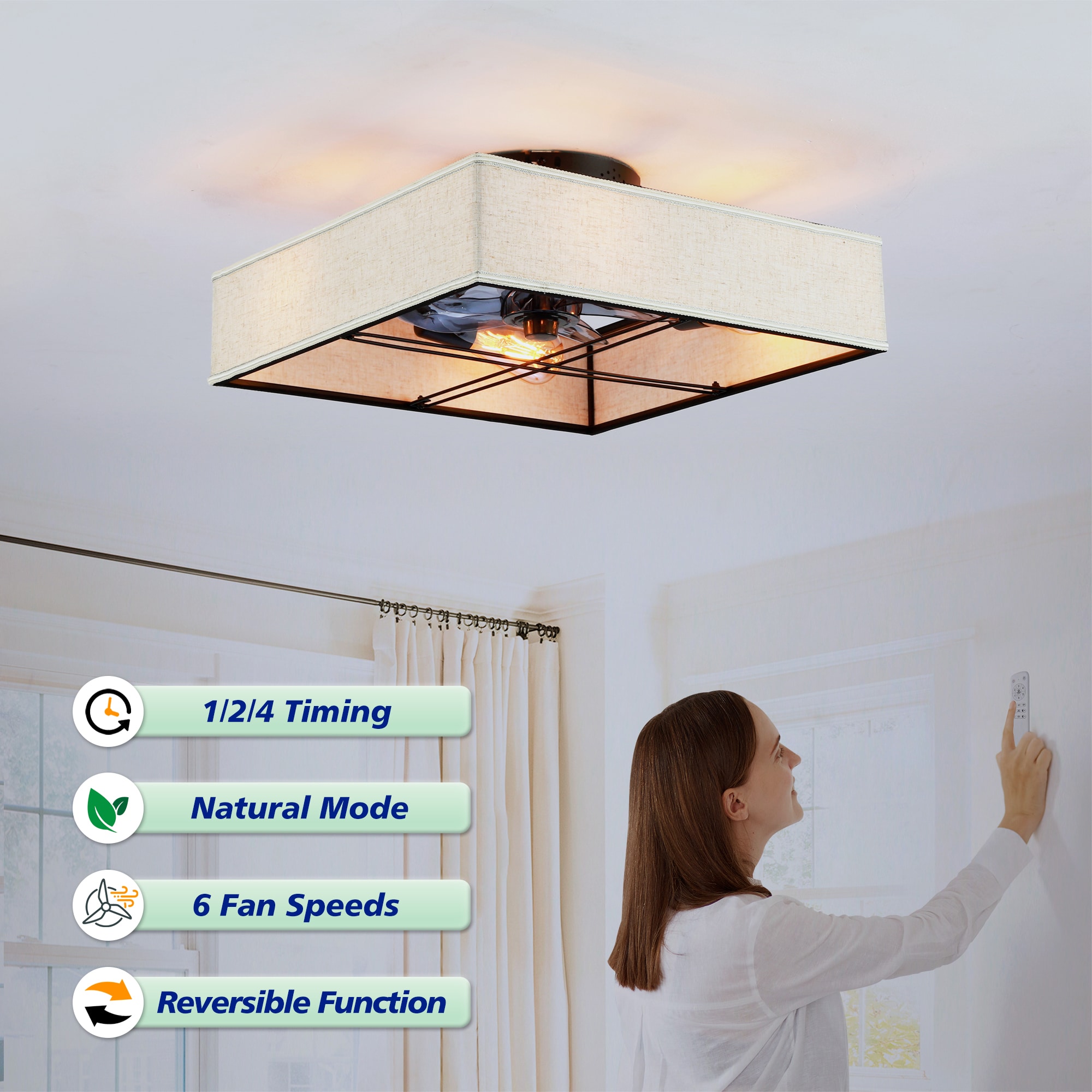 SINOFURN SYF070028BK Ceiling-Fans - View #4