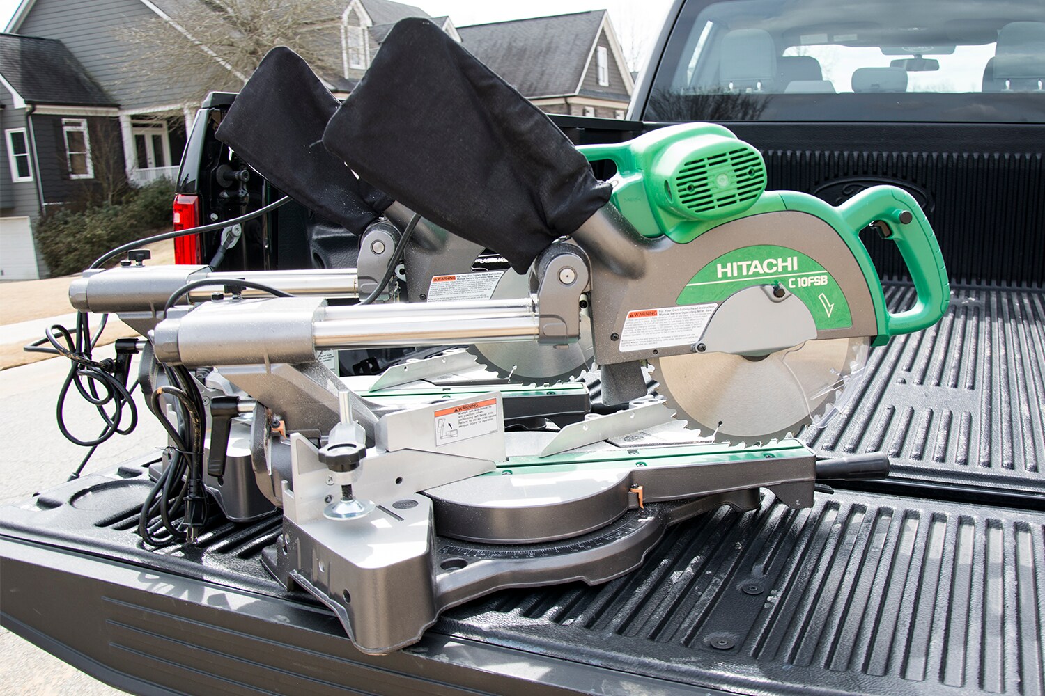 Hitachi 10-in 10-Amp Sliding Compound Miter Saw in the Miter Hitachi 10-in 10-Amp Sliding Compound Miter Saw in the Miter