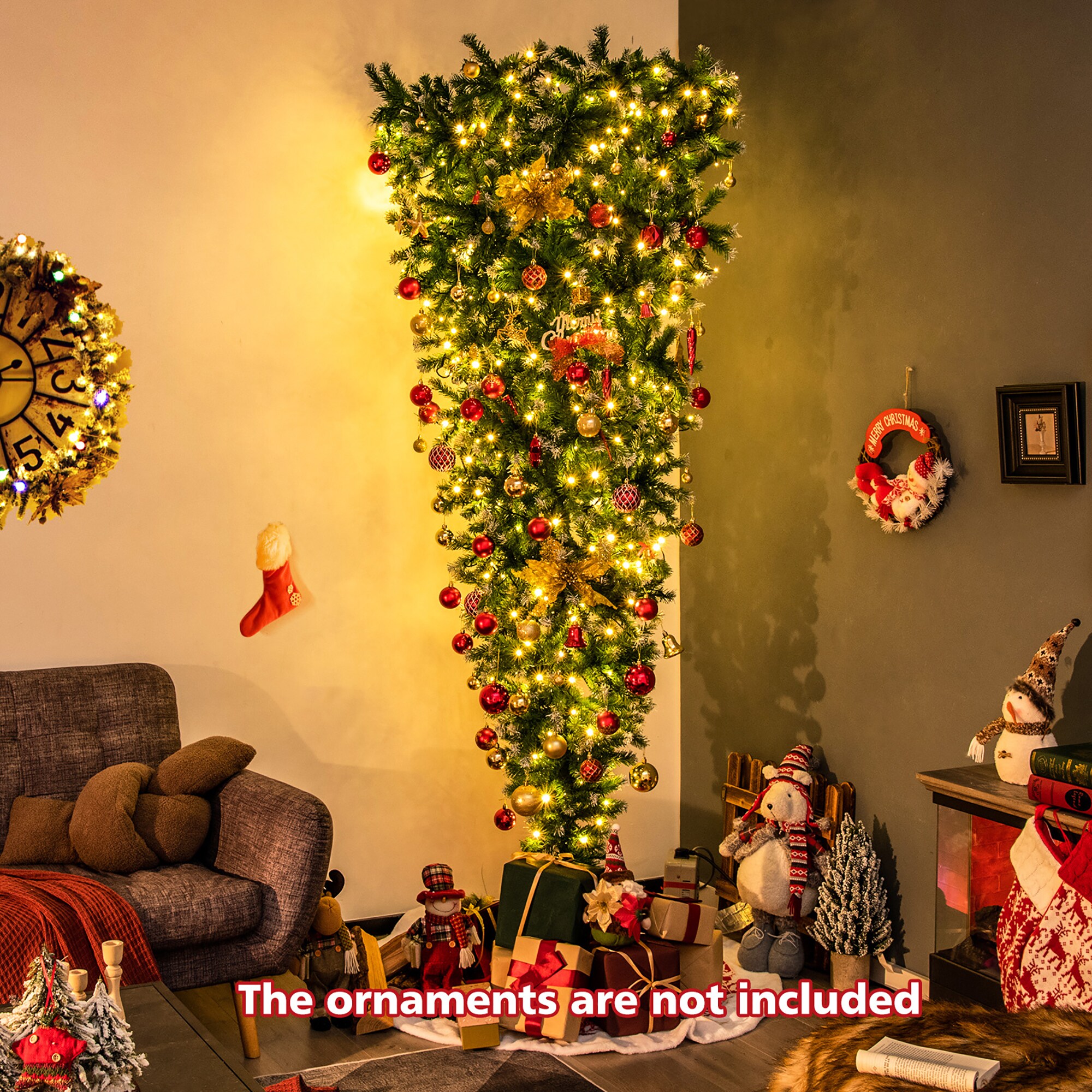 Costway CM23975 Artificial-Christmas-Trees - View #3