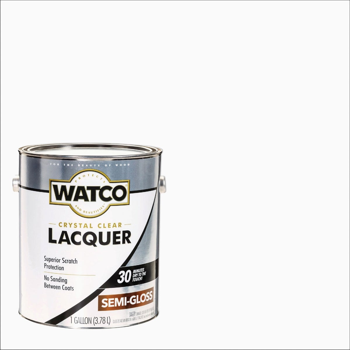 WATCO 63131-2PK Lacquer Clear Wood Finish Gallon Semi-Gloss Clear 2 Pack