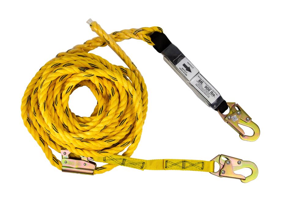 Peakworks Fall Protection Safety Lifeline Rope Grab Xl 150 Ft