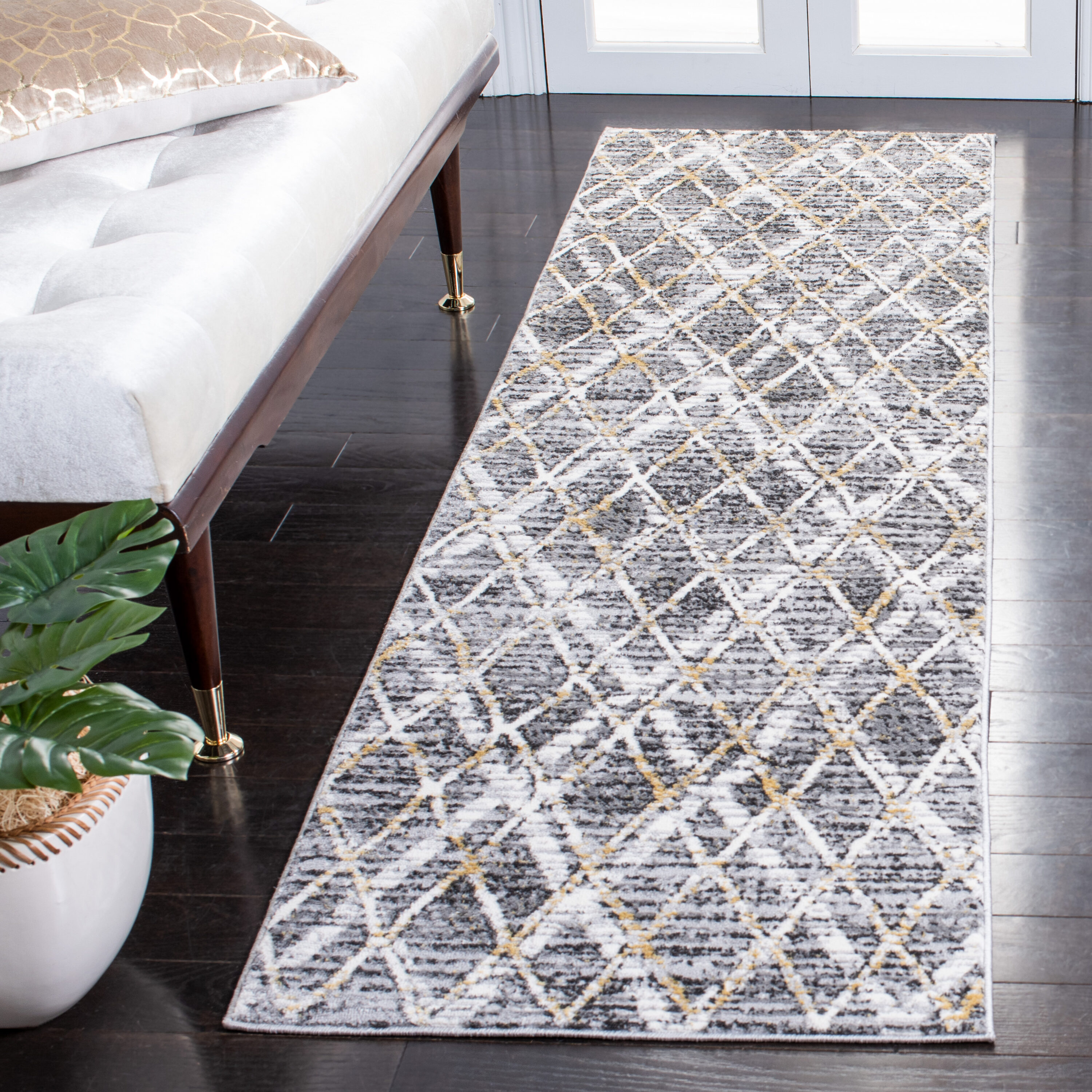 Safavieh - Lagoon 515F Grey/Gold 2 x 8 Runner rug