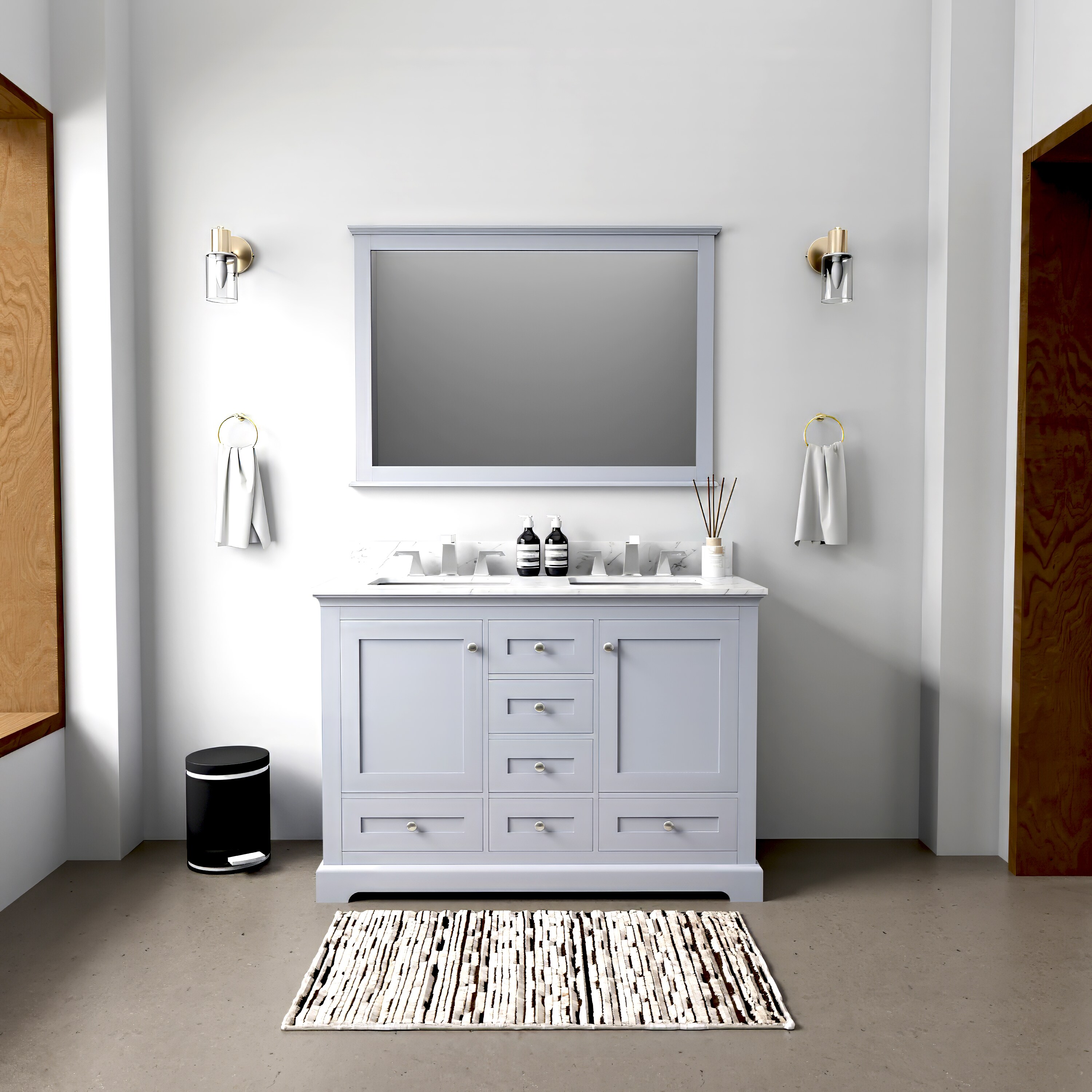 Lexora LD342248DBDSM46F Bath-Vanity-Combo - View #3