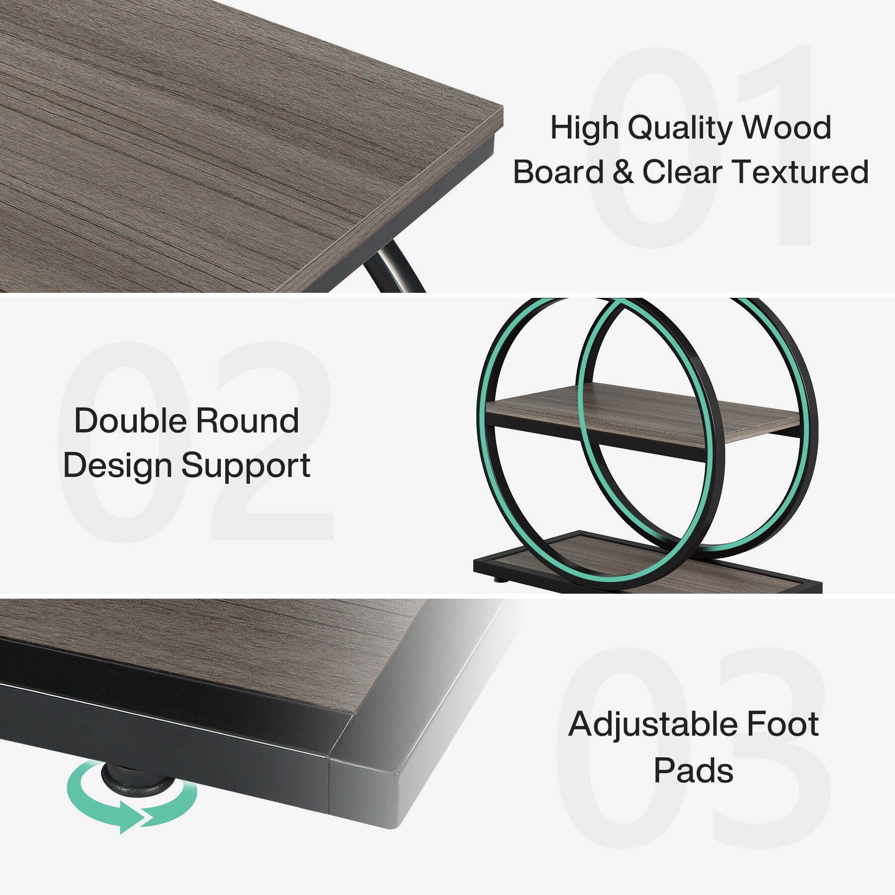 Tribesigns LWFD-JW0781 End-Tables - View #5