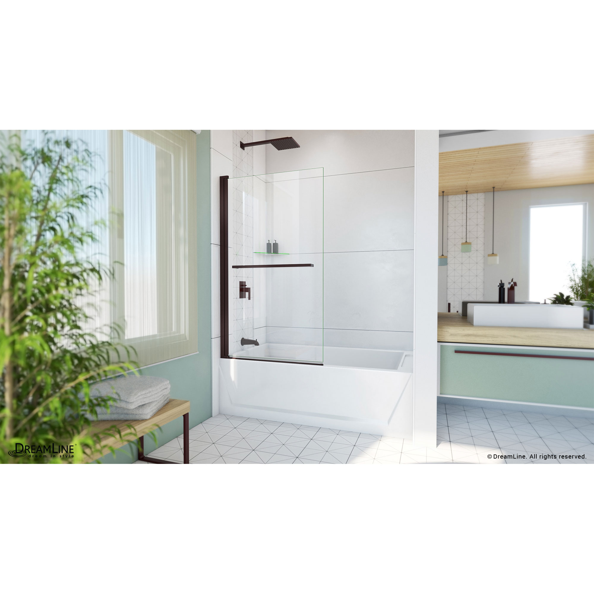 DreamLine SD-373458Q-06 Bathtub-Doors - View #7