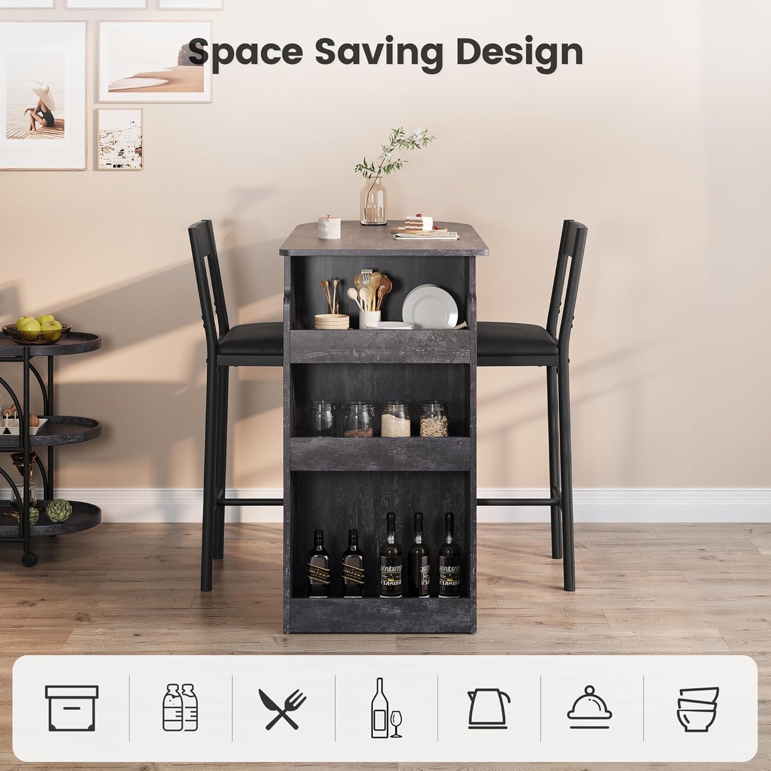 Qeetex DHZ-PHO-16EZQRTG Dining-Sets - View #3