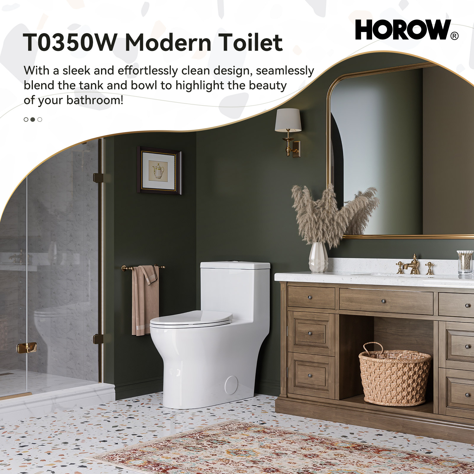 HOROW HR-T0350W toilets - View #2