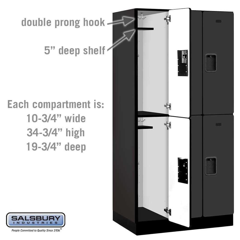 SALSBURY INDUSTRIES 32361BLK Storage-Lockers - View #3