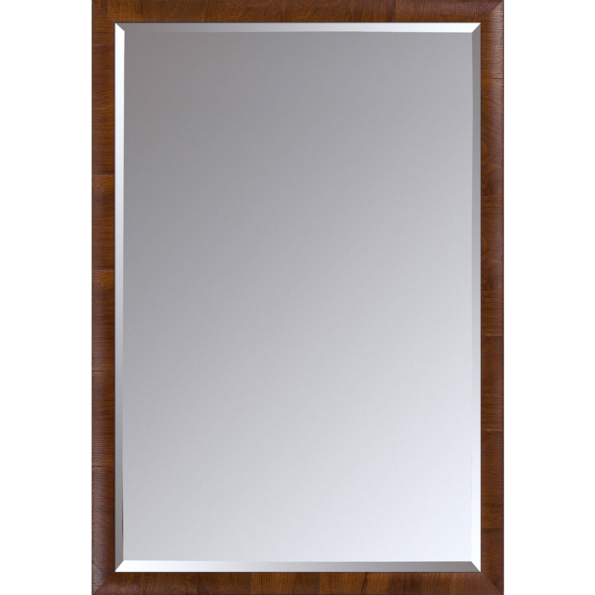 La Pastiche 688576889184 Panzano Olivewood 39-Inches W x 27-Inches H Rectangle Black Framed Wall Mirror
