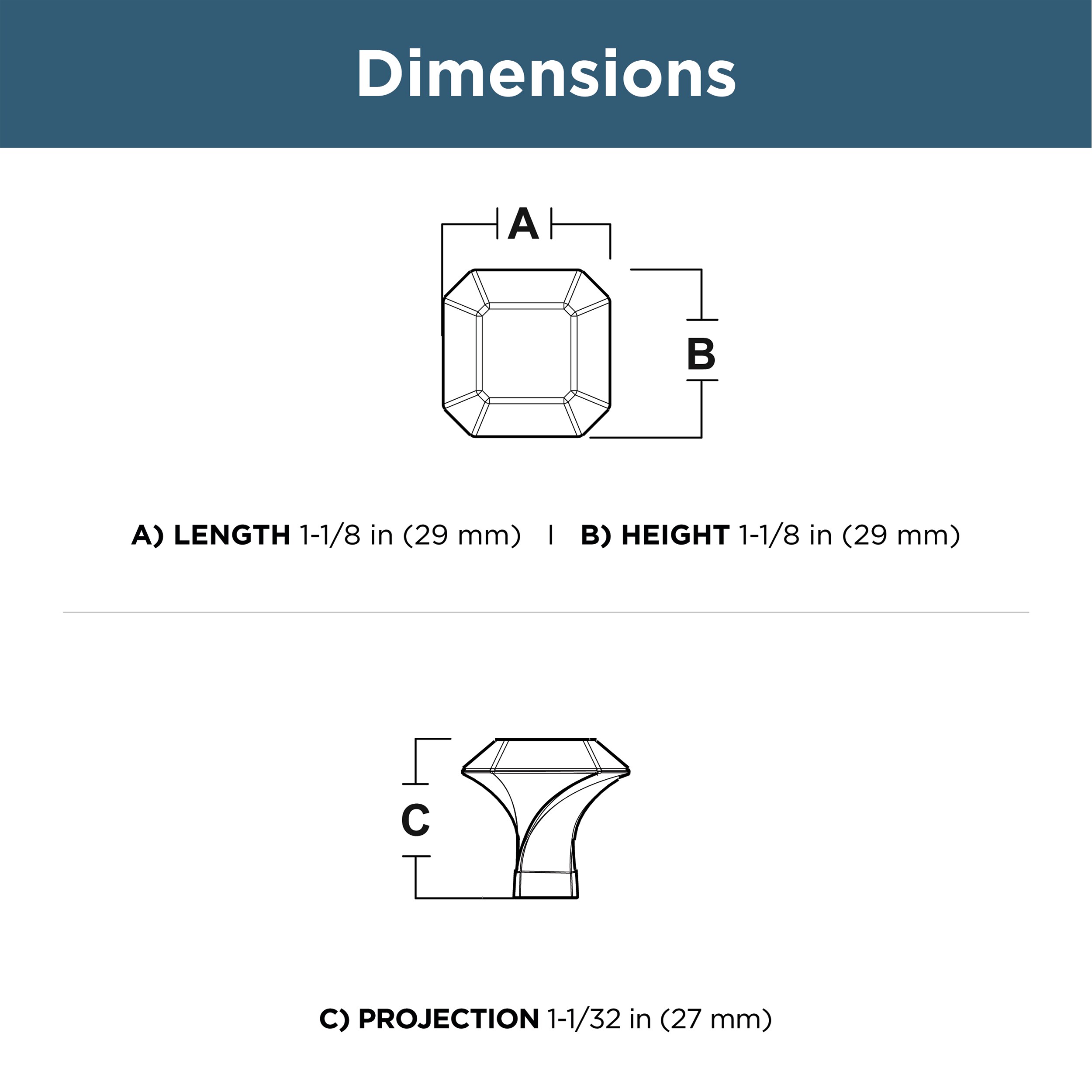 Franklin Brass P41759K-CZ-C Cabinet-Knobs - View #7