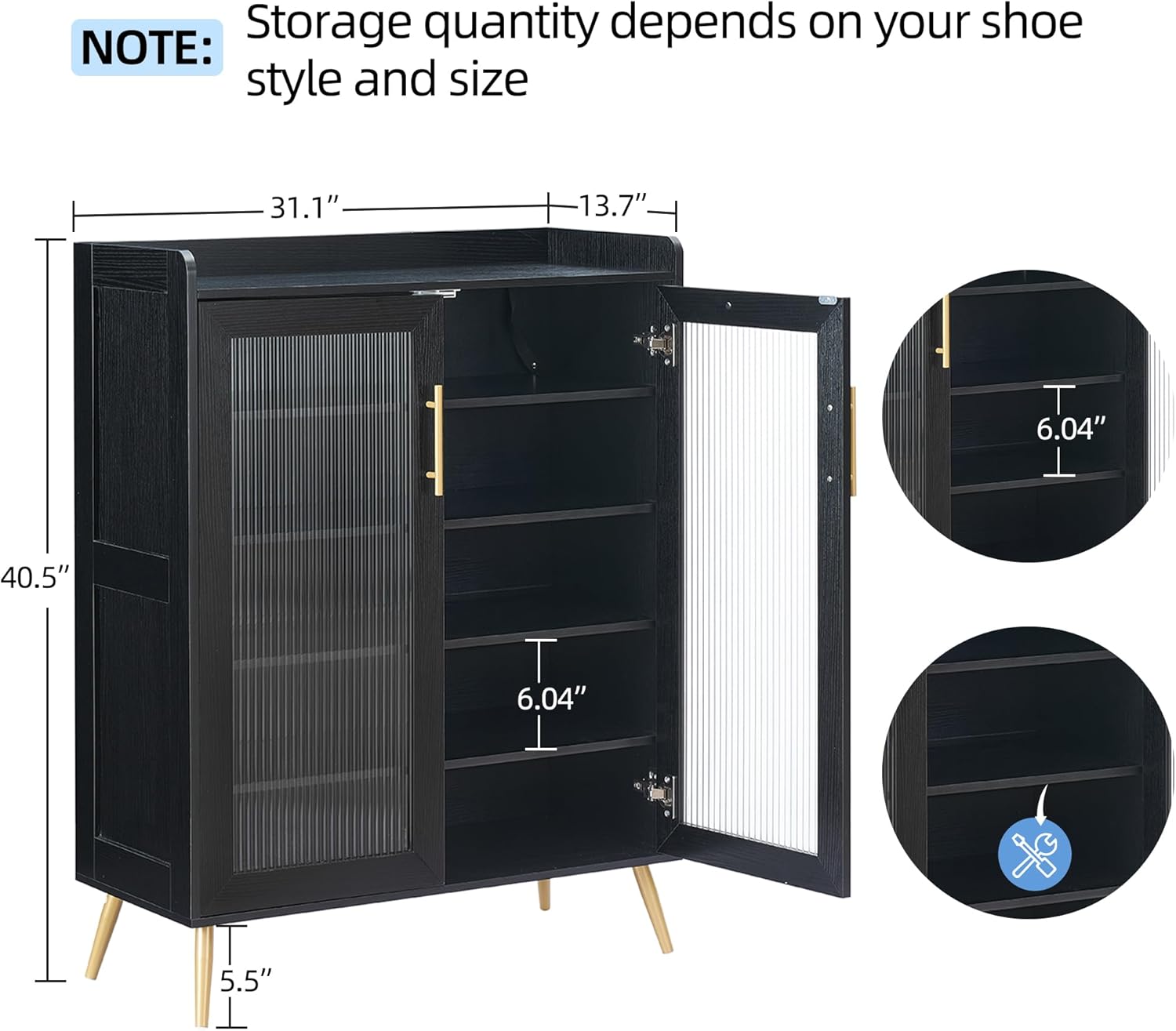 Qeetex LHF-DYQ-PHO-11JQ6YDR Shoe-Racks - View #2