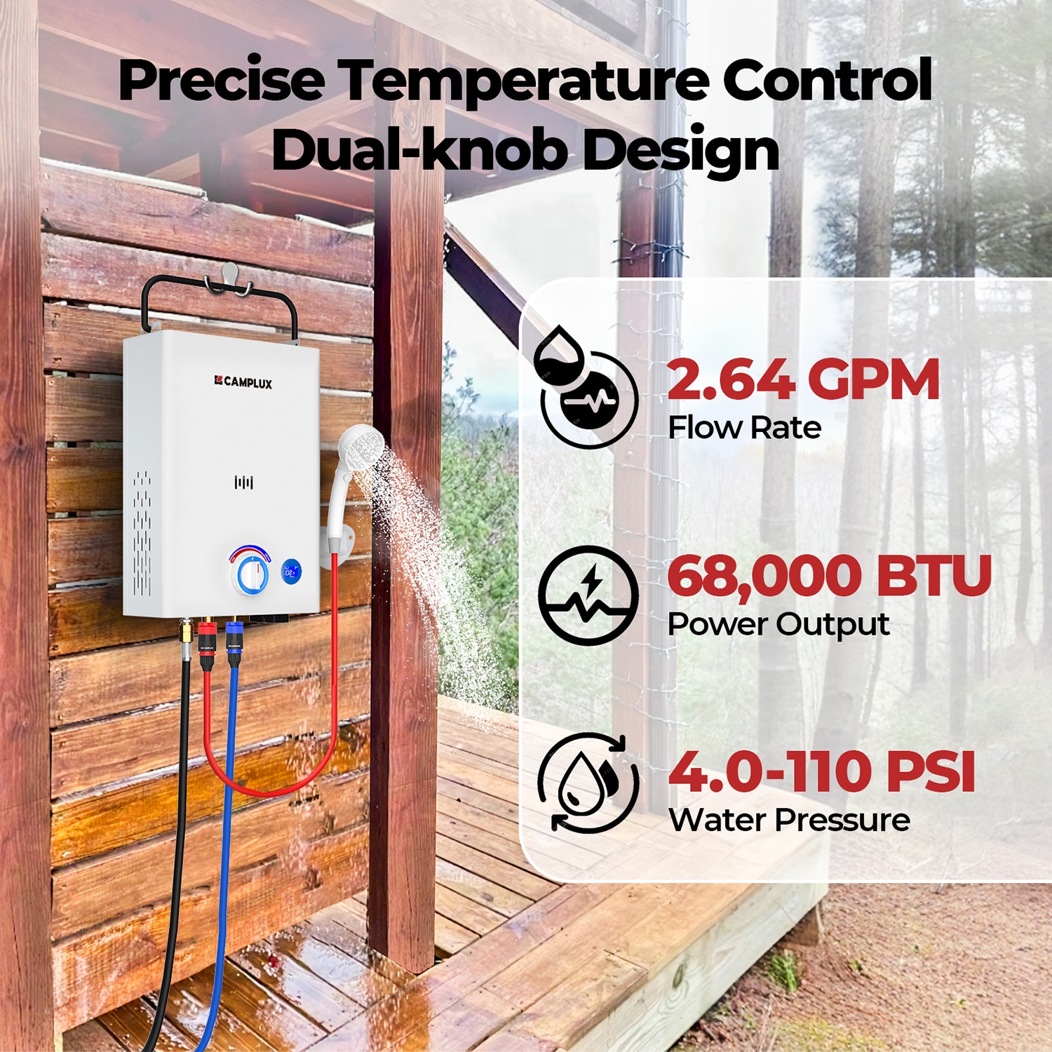 Camplux F10 PRO Gas-Water-Heaters - View #3