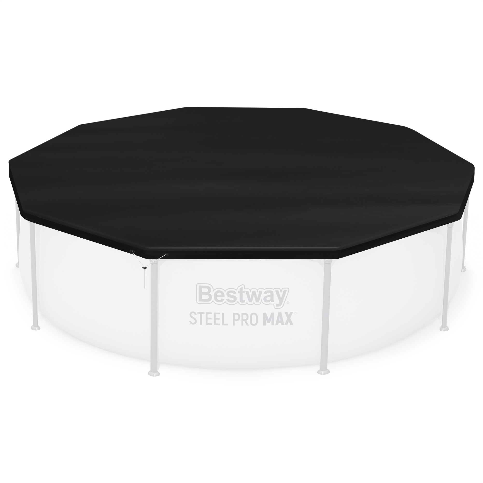 Bestway  Flowclear Round 10 Feet Pool Cover for Above Ground Frame Pools (Cover Only)