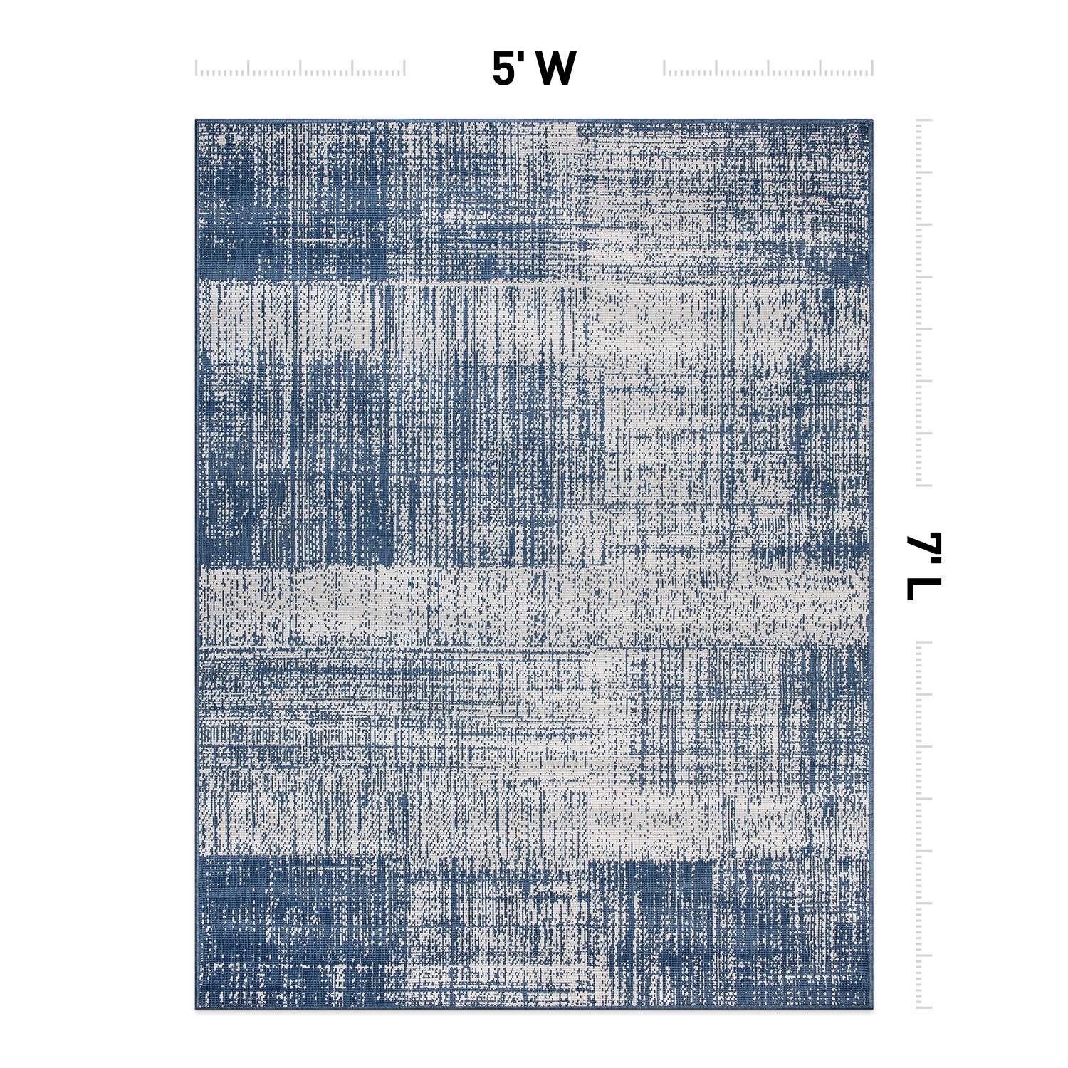 World Rug Gallery 4032BLUE5X7 rugs - View #2