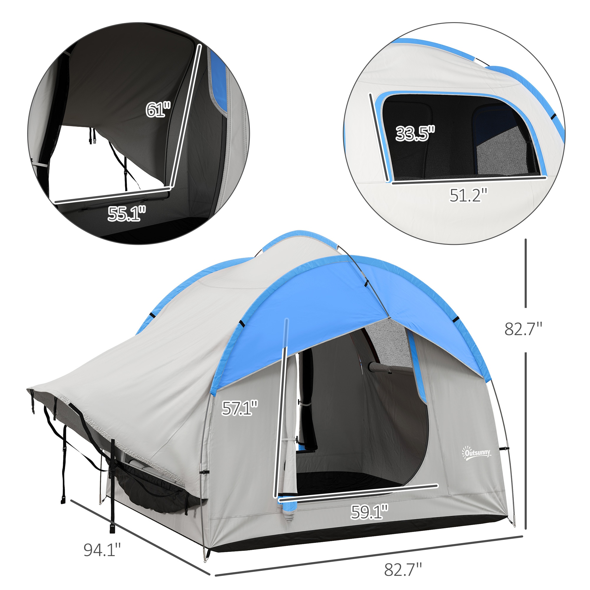 Outsunny A20-343V00LB tents - View #3